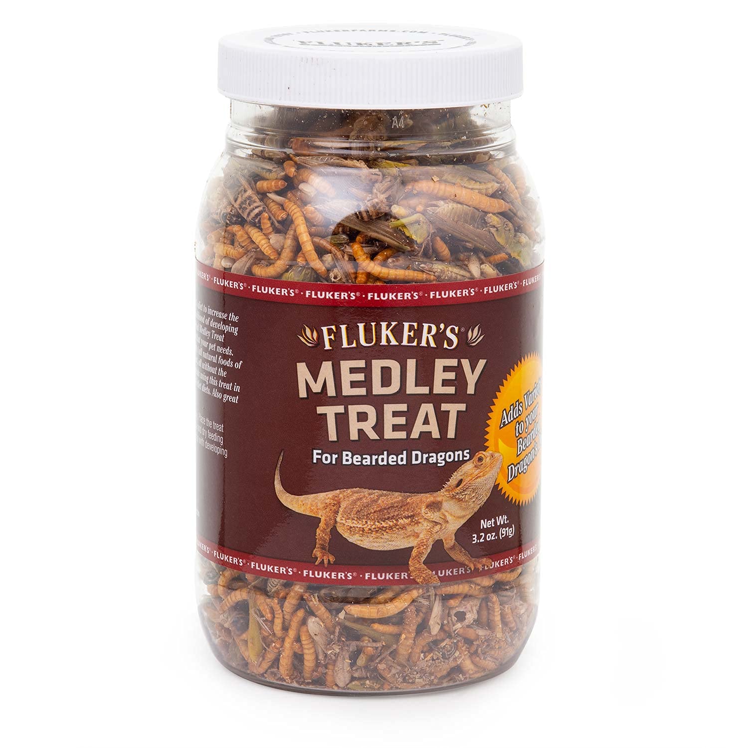 Flukers Bearded Dragon Medley Treat Food, 3.2-Ounce (72023)