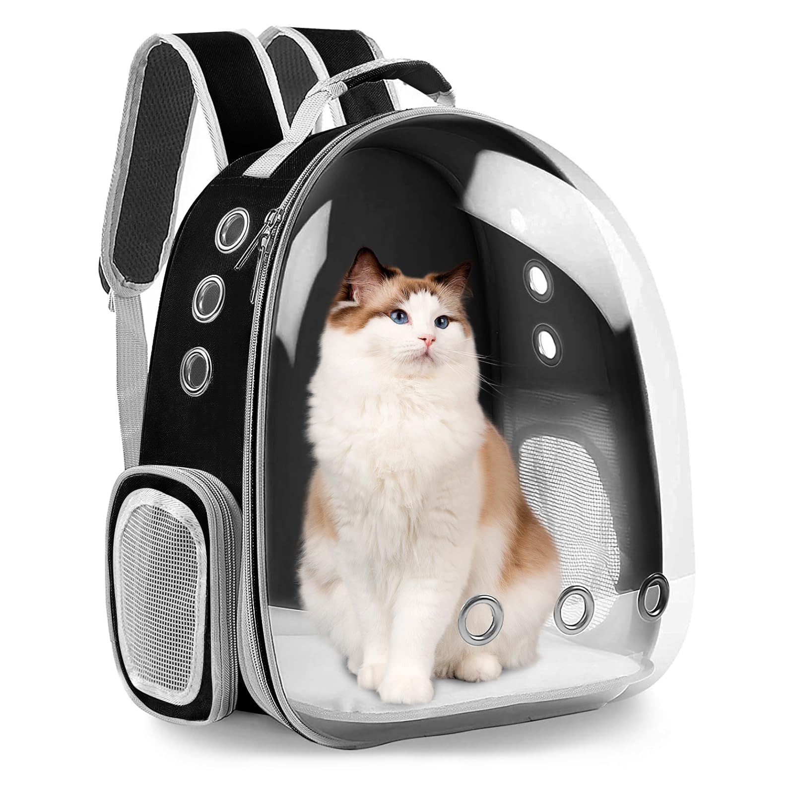 Xzking Cat Backpack Carrier Bubble Bag, Transparent Space Capsule Pet Carrier Dog Hiking Backpack, Small Dog Backpack Carrier Fo