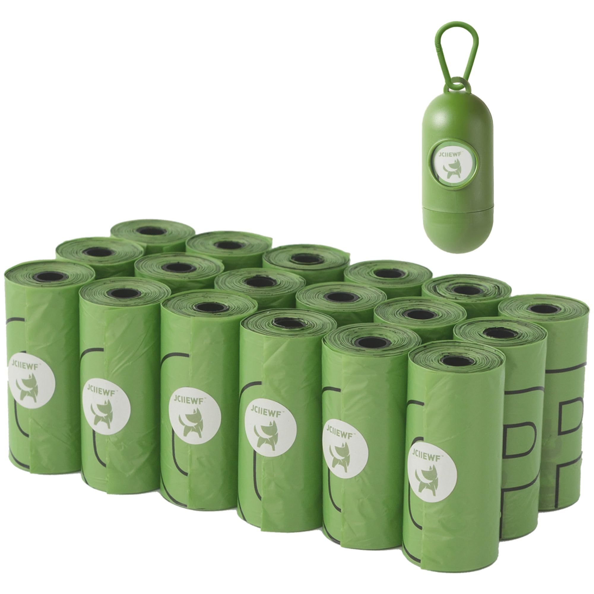 270 Count 13    X 9    Dog Poop Bags Rolls With Holder | Leakproof, Extra Thick & Tear-Resistant Waste Bags For Doggie, Cats & P