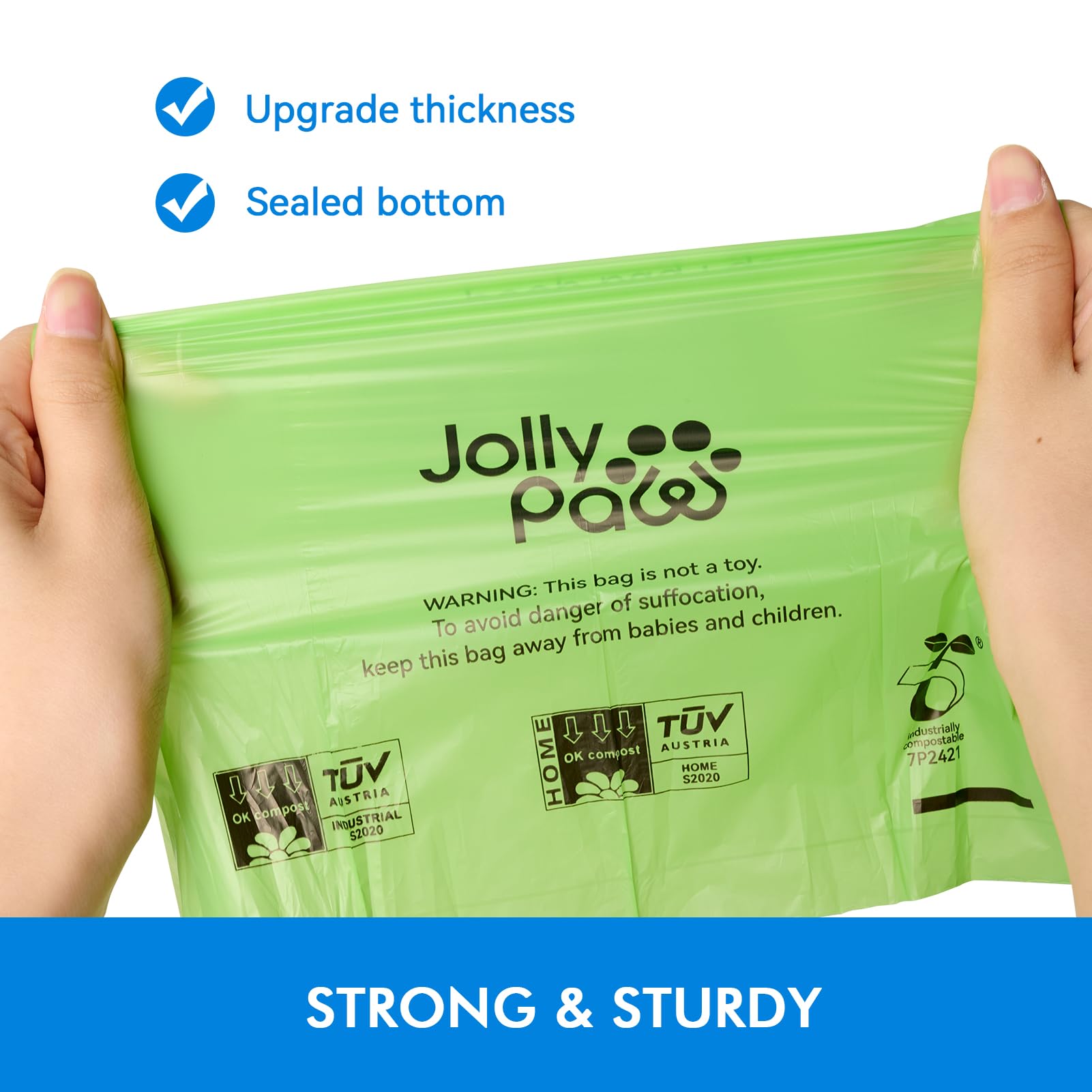 Dog Poop Bags With 1 Count Holder Scented, Leak Proof, Extra Thick And Large Poop Bags For Dogs, 720 Pieces (36 Rolls) 9'' X 13'