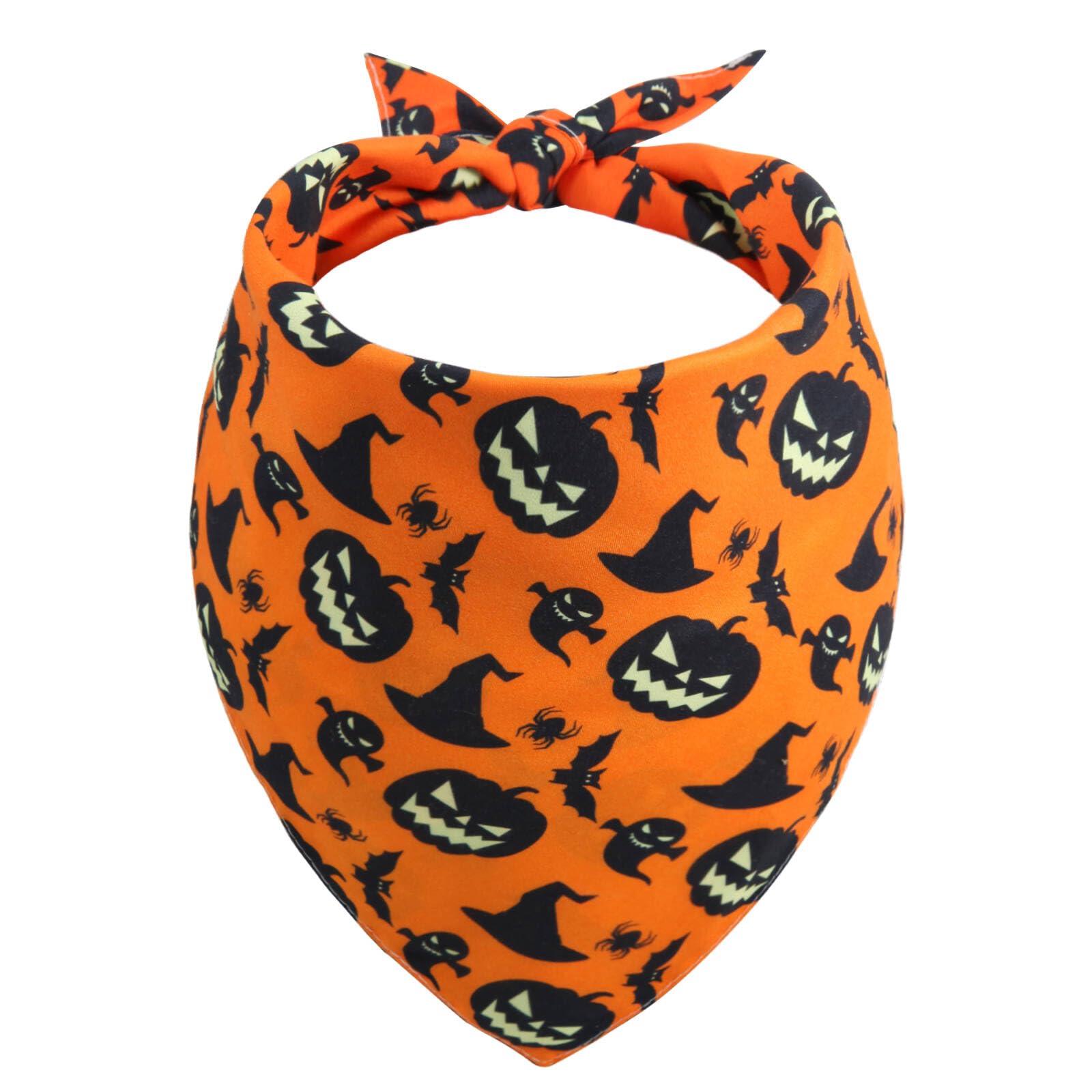Gofshy Halloween Dog Bandana Xlarge -1 Pack, Premium Durable Triangle Reversible Dog Scarf, Adjustable Puppy Bandana Bib Handker