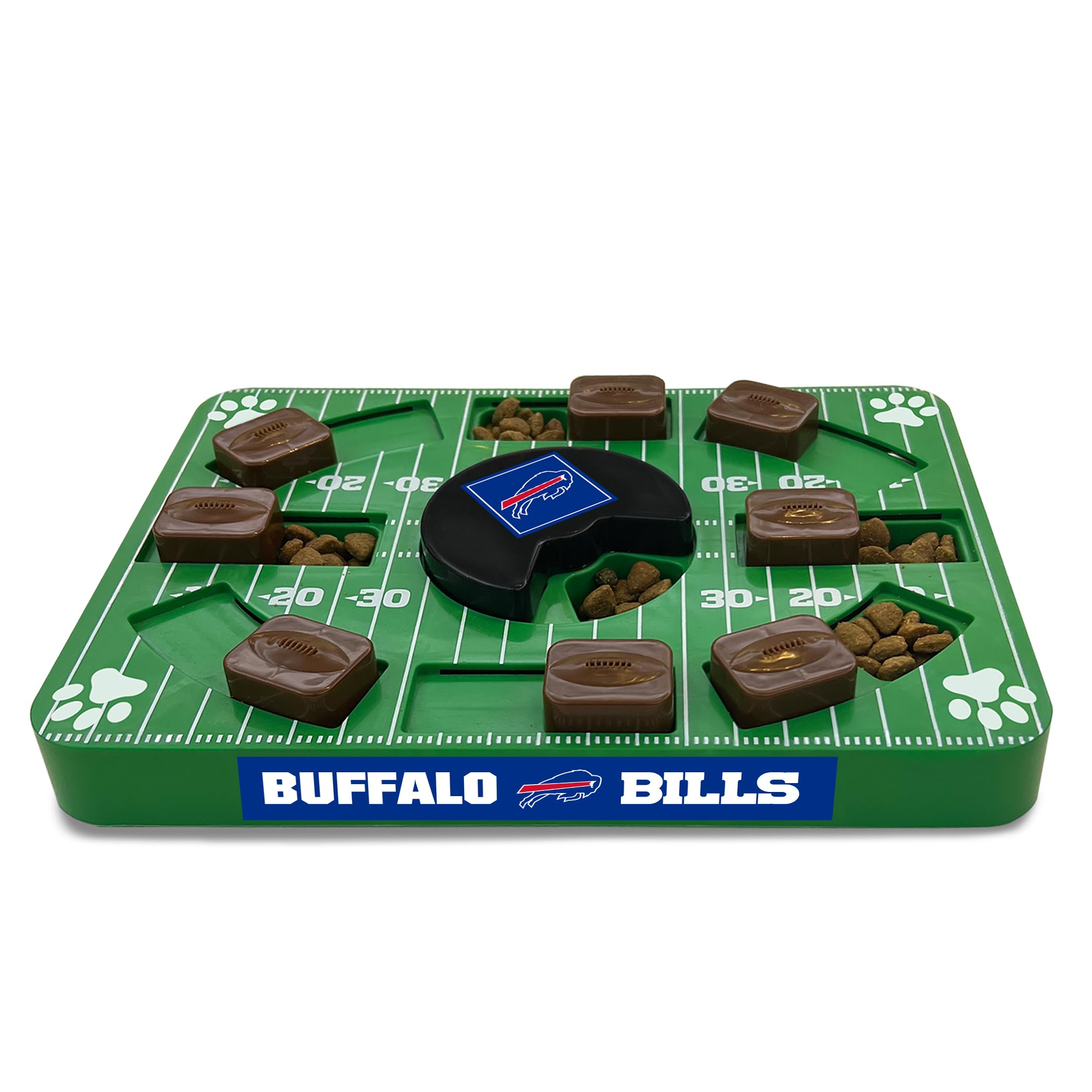 Pets First Nfl Buffalo Bills Puzzle Toy, Puzzle Treat Dog Toy, Interactive Dog Treat Toy, Dog Puzzle