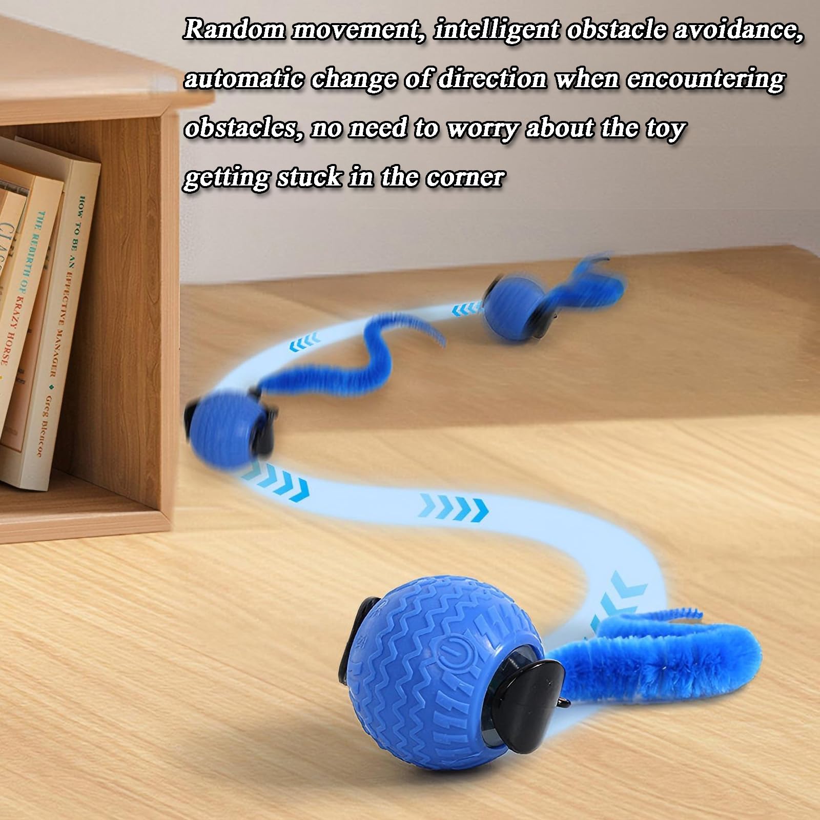 Yalemie 2Pcs Interactive Dog & Cat Electric Active Toys, Pet Smart Chase Ball, Fast Rolling Cat And Dog Ball Toys For Dogs And C