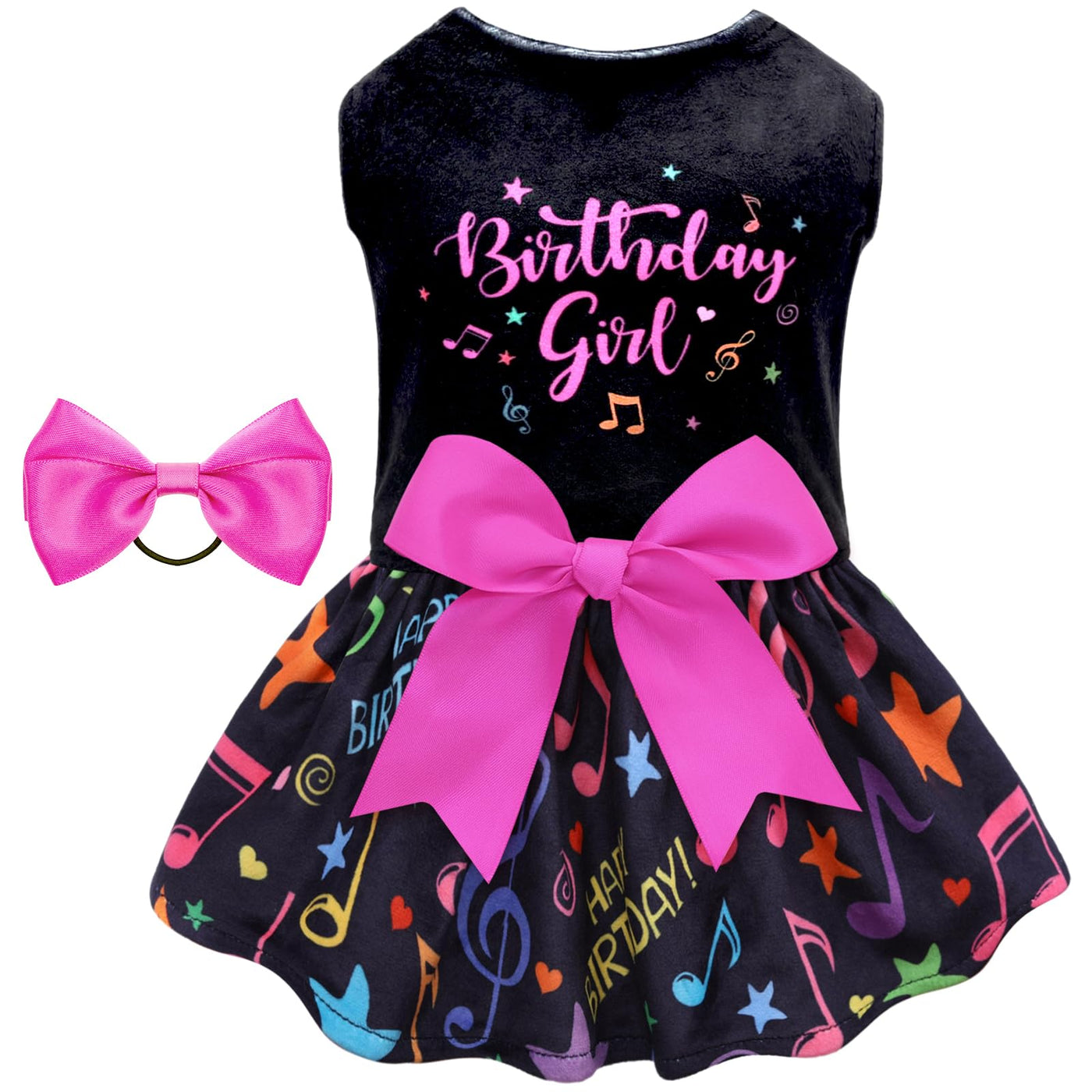 Cutebone Birthday Dog Dresses Velvet Holiday Small Dogs Clothes Onesie – Petocart