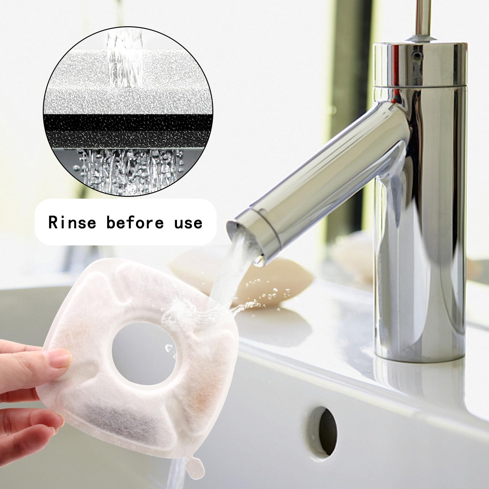 Pet Fountain Filters Compatible with 95Oz/2.8L Dog Water Fountain, Cat Water Fountain Filters(8 Carbon Filters+8 Sponge Filters)