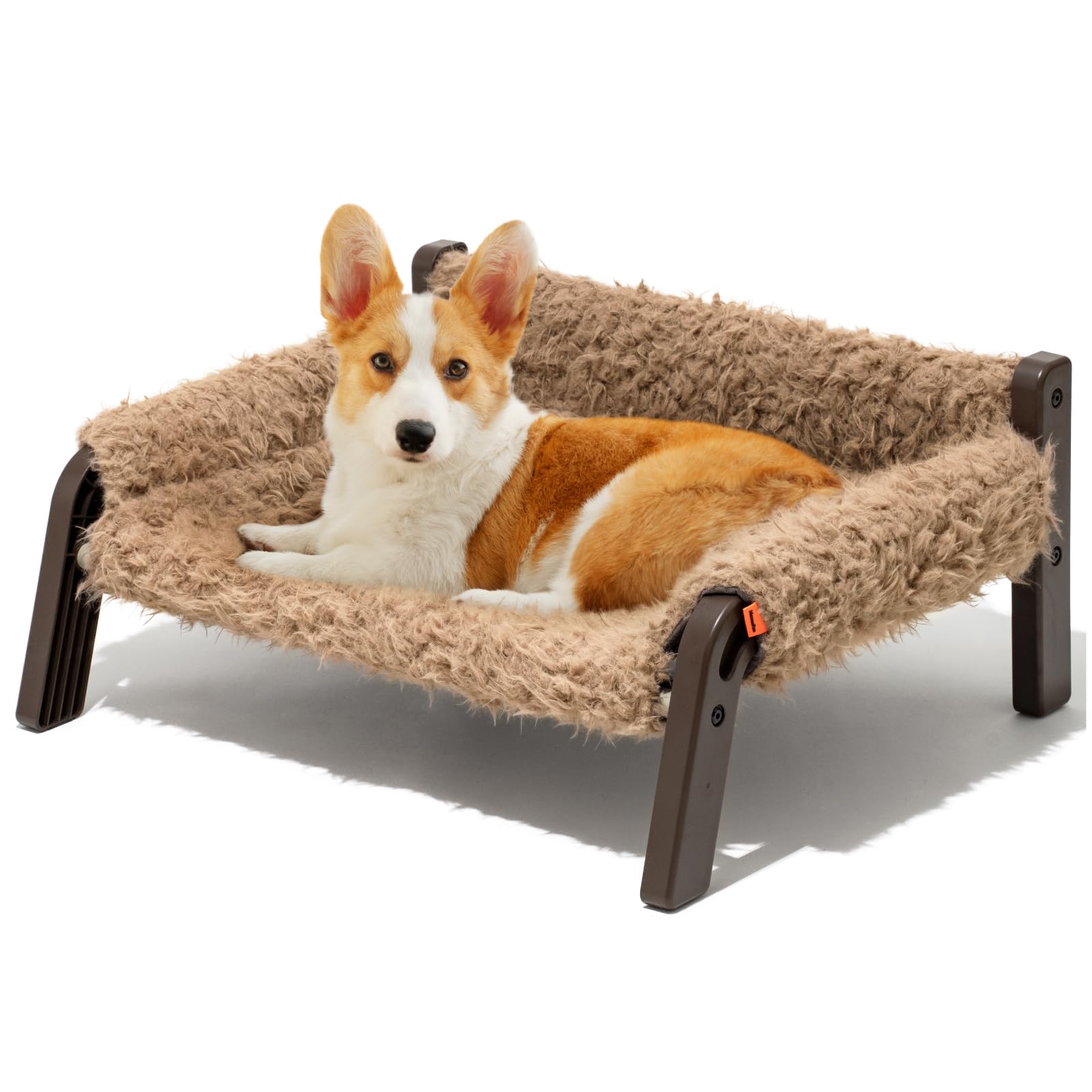 Mewoofun Elevated Cat & Dog Bed, Small Dog Sofa With Non-Slip Bottom, Cat Couch With Premium Abs Frame & Breathable Cover, Machi