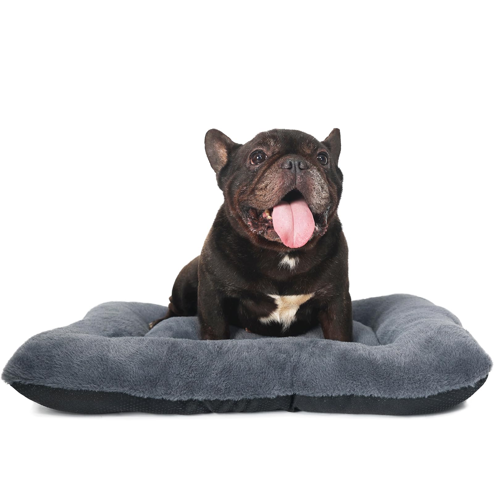 24 Inch Dog Crate Bed Washable Extra Soft For Crates Or Cages,Comfy Fluffy Dog Beds Kennel Pad For Small Dogs And Cat Cozy Sleep