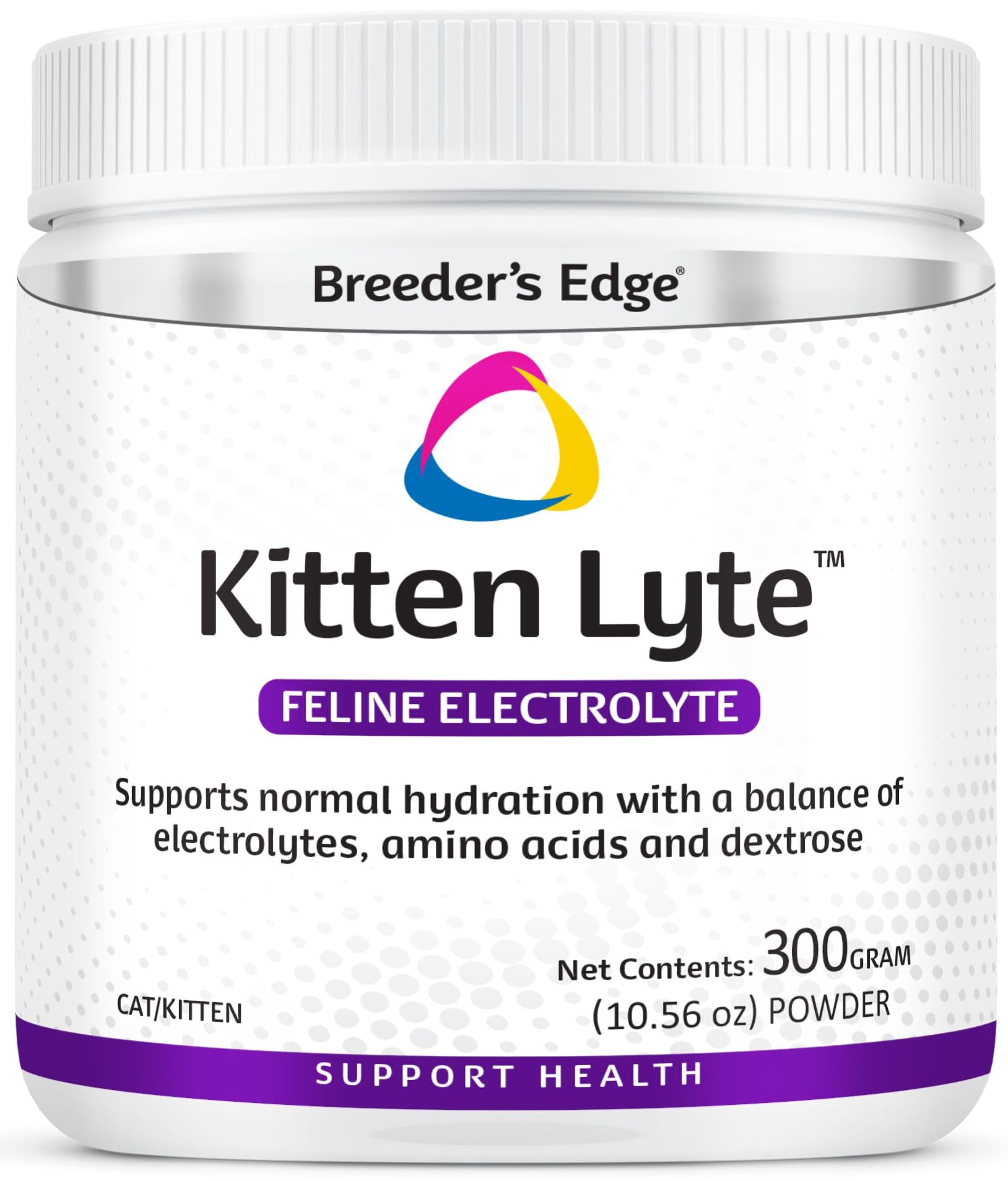 Breeders Edge Kitten Lyte, Electrolyte Supplement for Kittens and Nursing Cats, Supports Hydration, Energy & Recovery, Chicken S