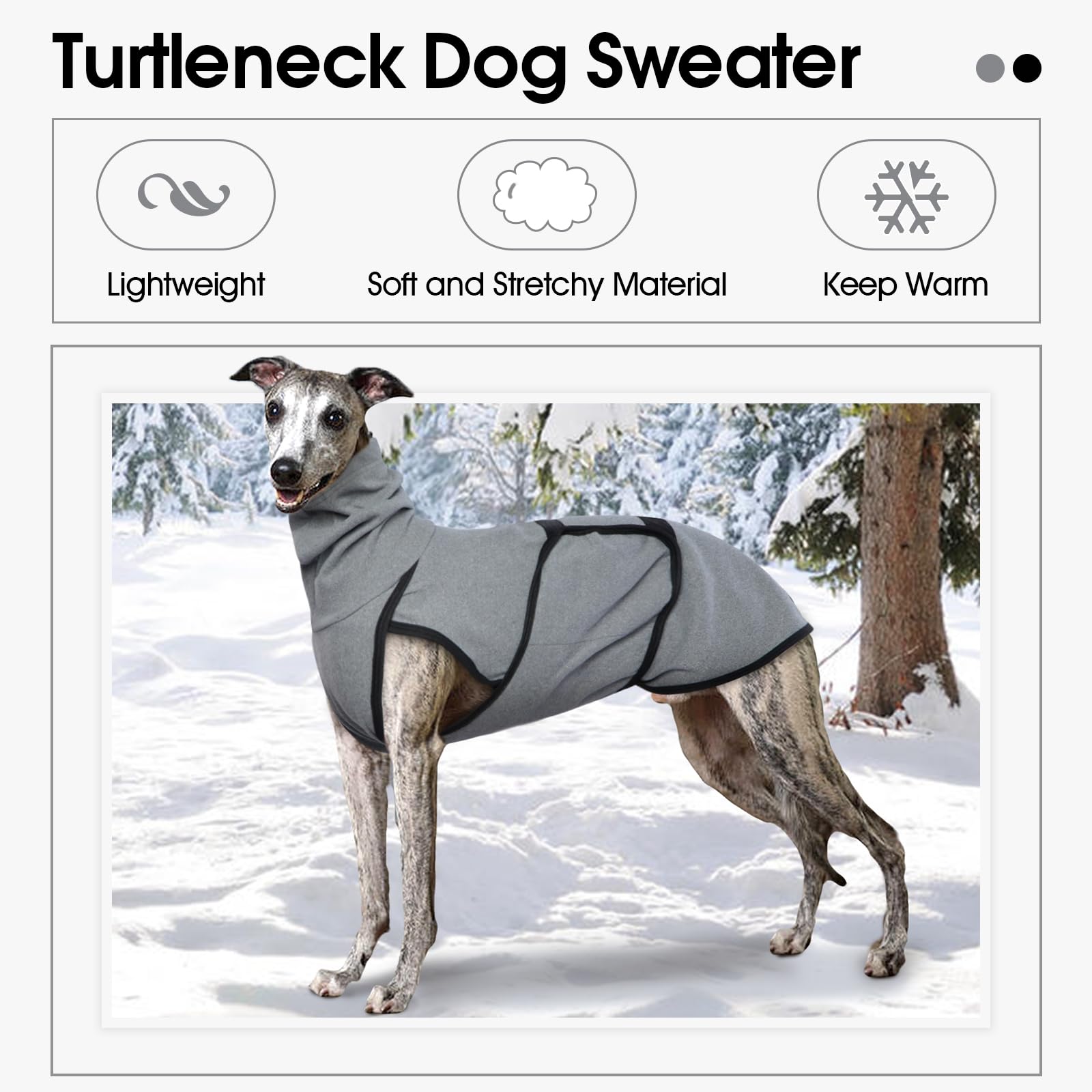 Dog Anxiety Jacket Calming Shirt, Anxiety Relief Calming Vest With Dog Ear Muffs, Noise Protection Dogs Winter Coat, Lightweight