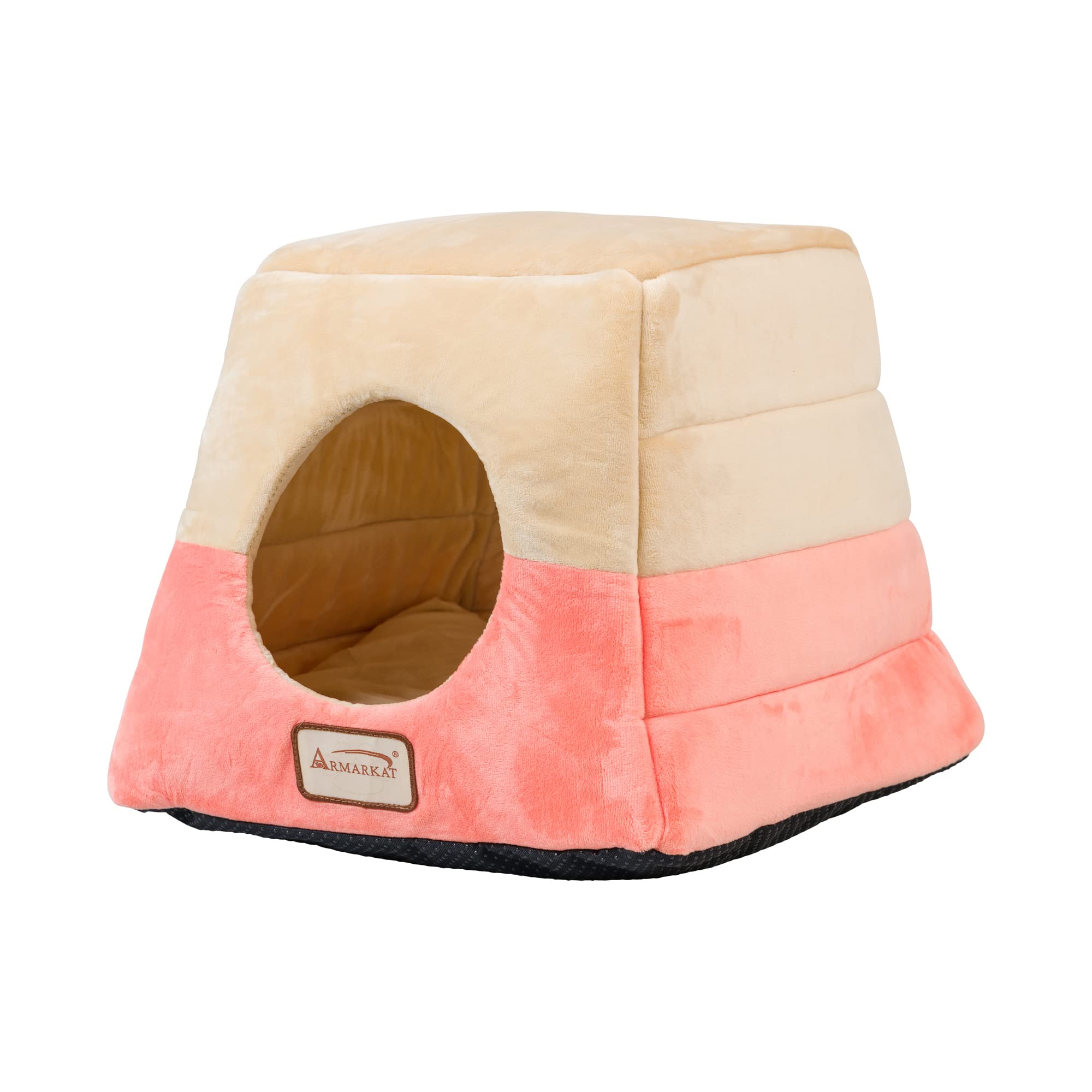 Armarkat Cat Bed, C07CCS/MH, Orange and Beige
