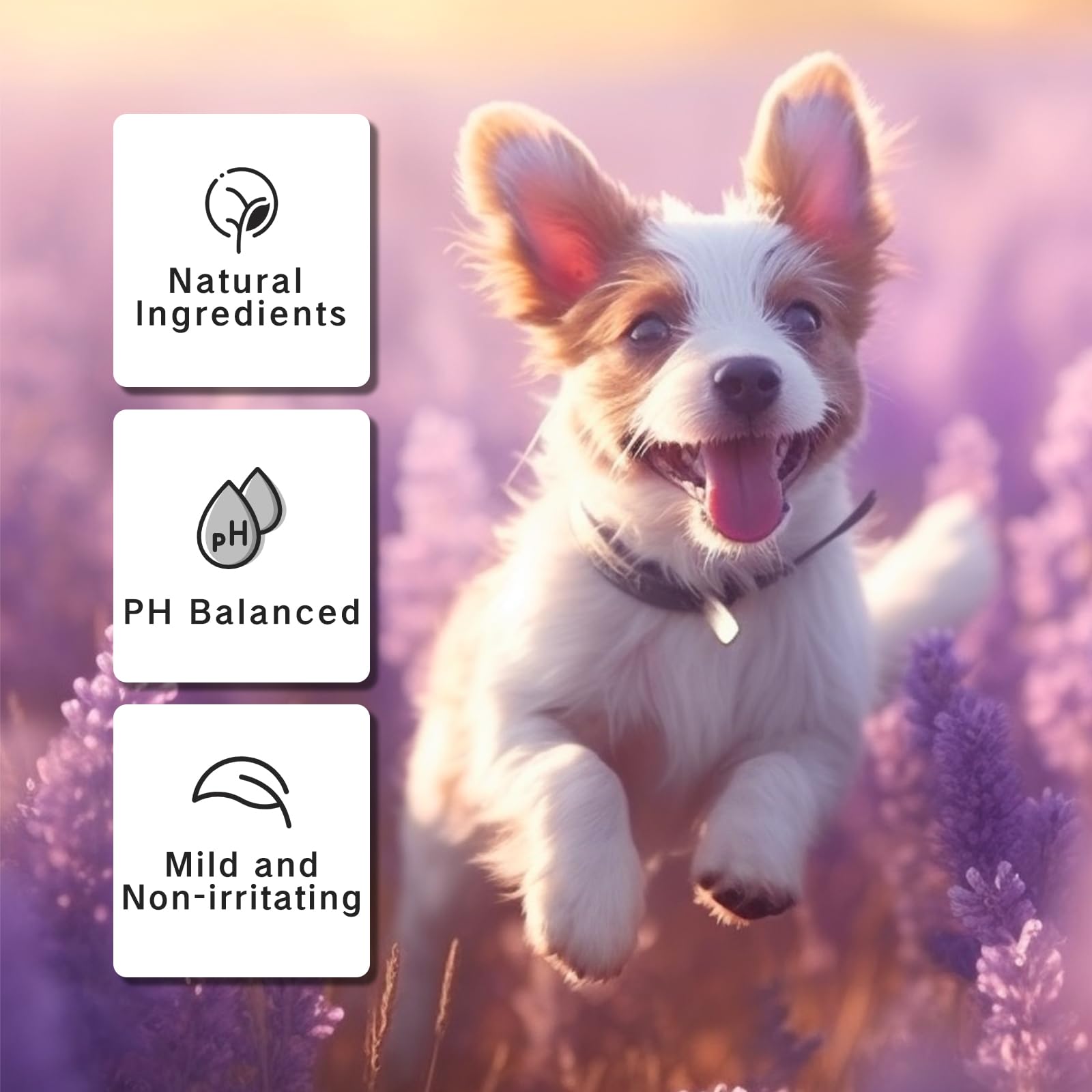 Clean Paws Foaming Cleanser For Dogs And Cats (6.8 Oz) | No-Rinse Dandelion Lavender Paw Brush And Scrubber (1Pcs)