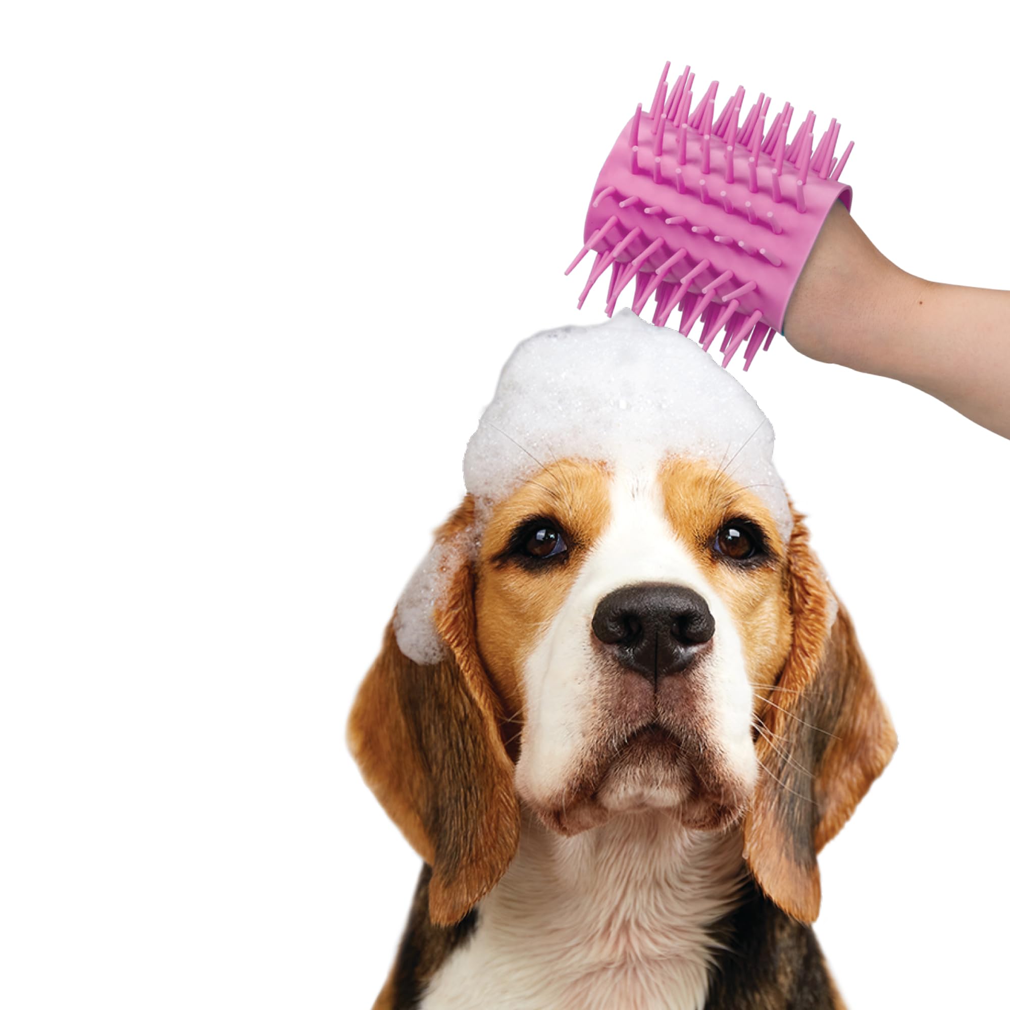 Nice Paws - Dog Paw Cleaner - Pink - Small - 1 Count - Portable Dog Paw Washer With Microfiber Towel, For Muddy Paws, Small Dogs