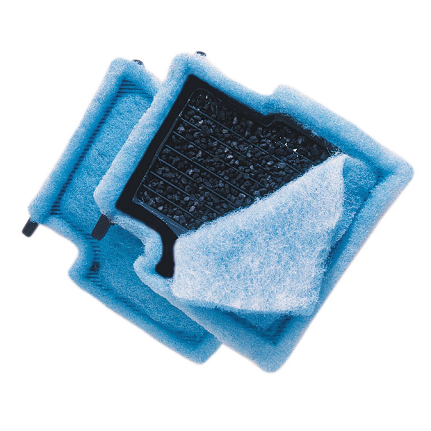 Aqua-Tech Ez-Change Replacement Filter Cartridges For Clear Aquarium Water, 5-15 Power Filters,Blue