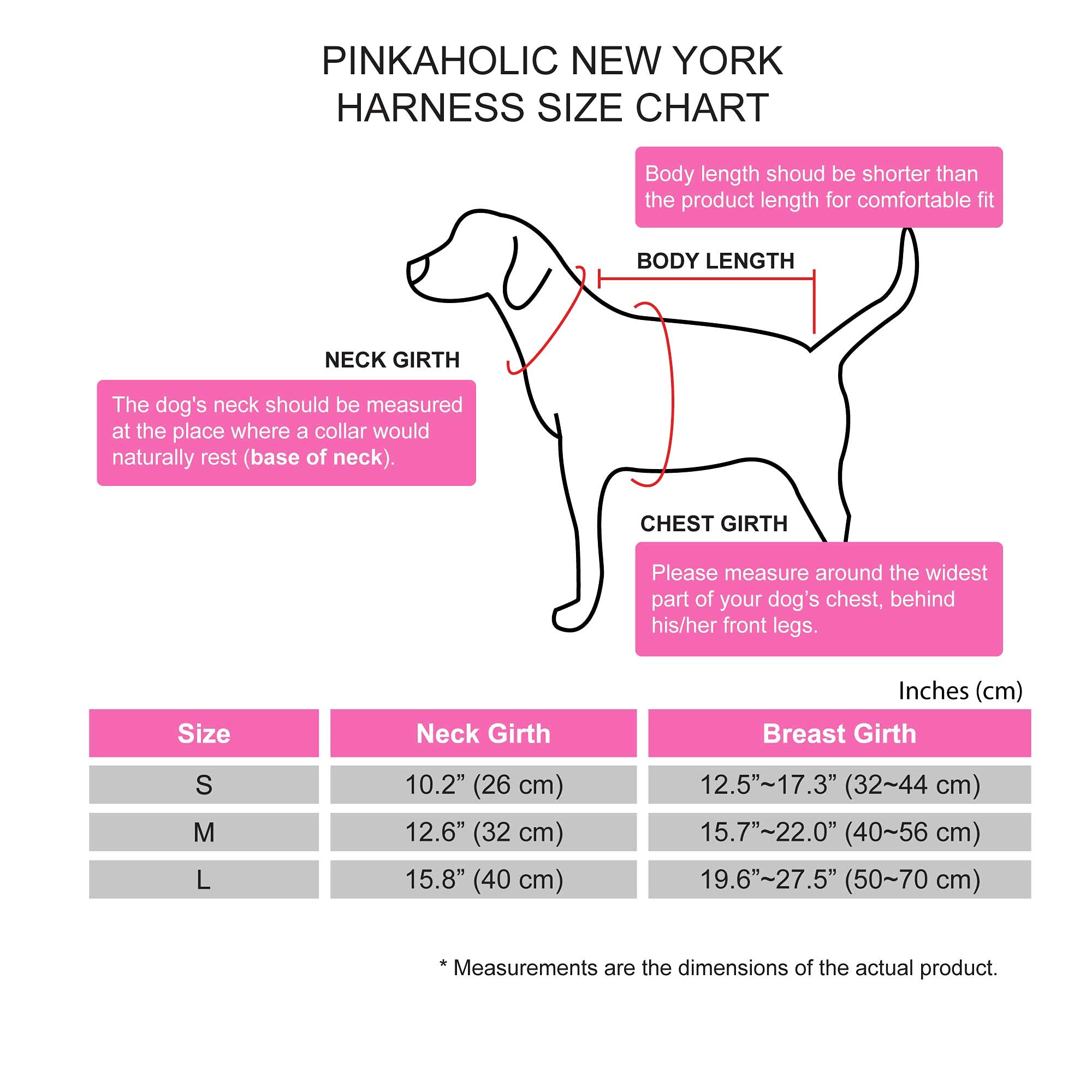 Pinkaholic New York Alaia Harness - Indian Pink - L