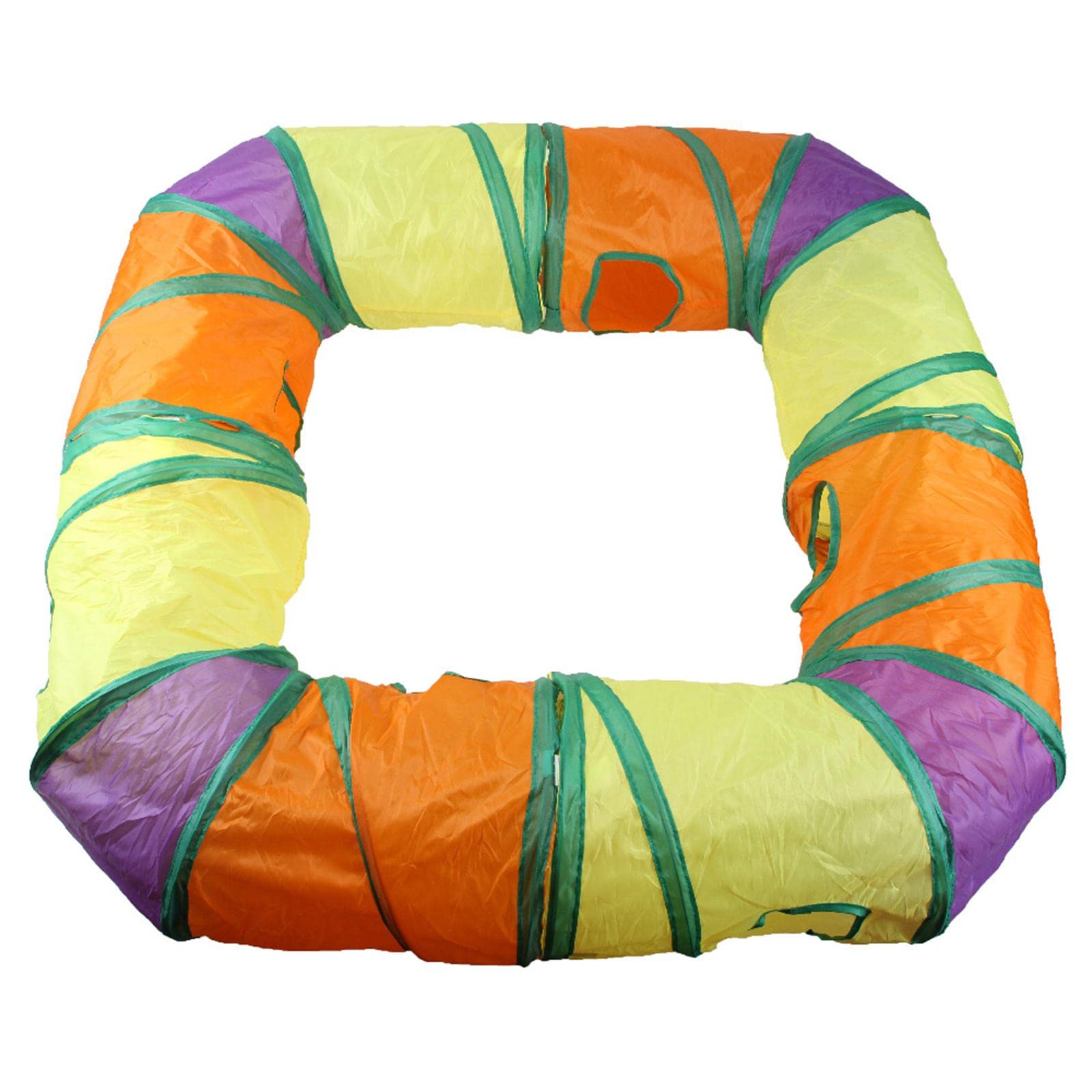 Calandis Pet Cat Tunnel Tube Toy Foldable L Shape Colorful For Hiding Exercising | Toys | Cat Supplies