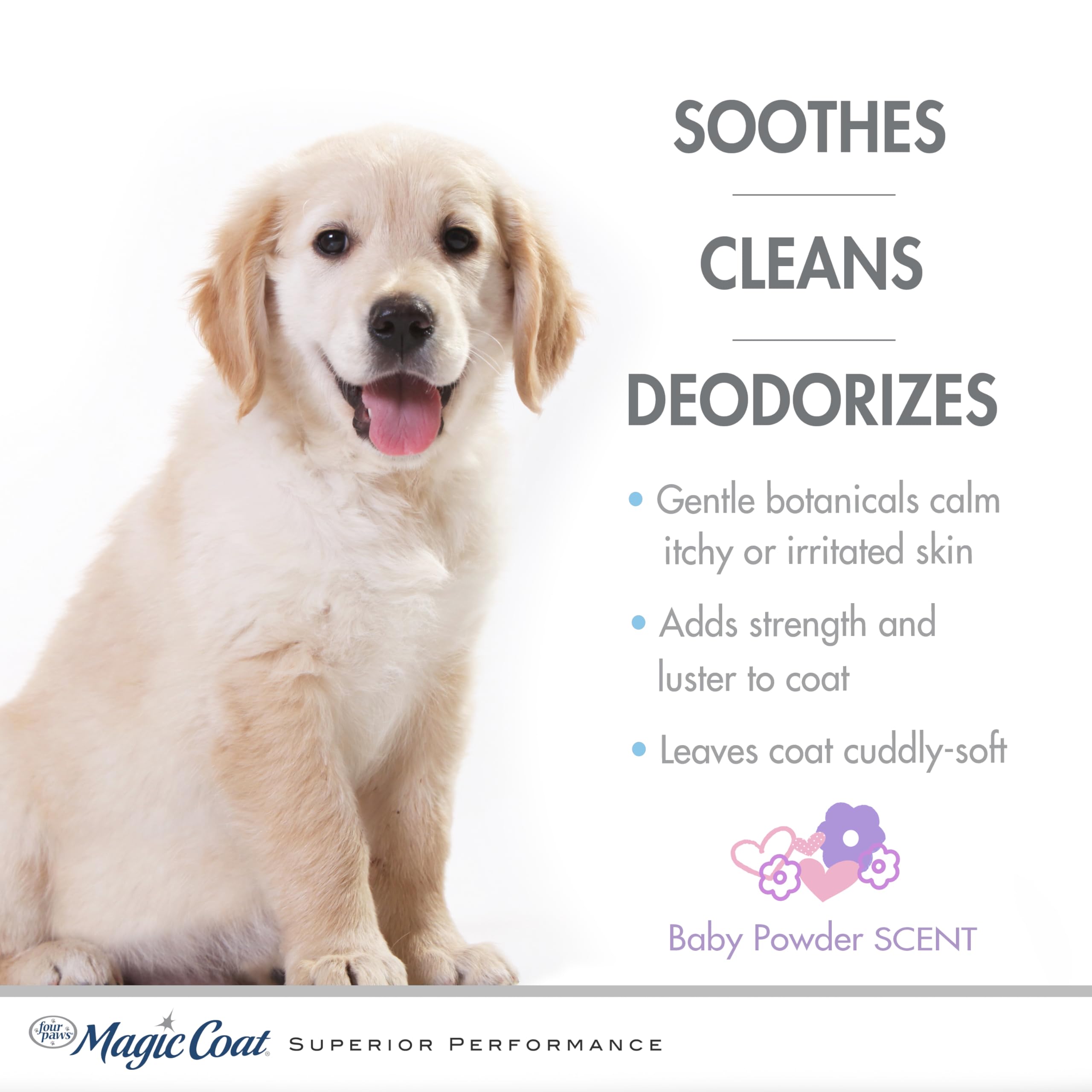 Four Paws 3 Bottles Of Magic Coat Tear-Free With Aloe Vera Puppy Shampoo, 16 Ounces Per Bottle