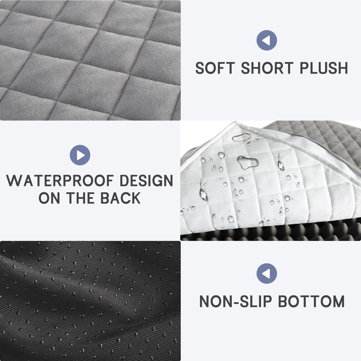 Western Home Wh Dog Beds For Large Dogs, Xxl Dog Bed For Crate Orthopedic Crate Beds For Large Dogs Washable Cover Waterproof Eg