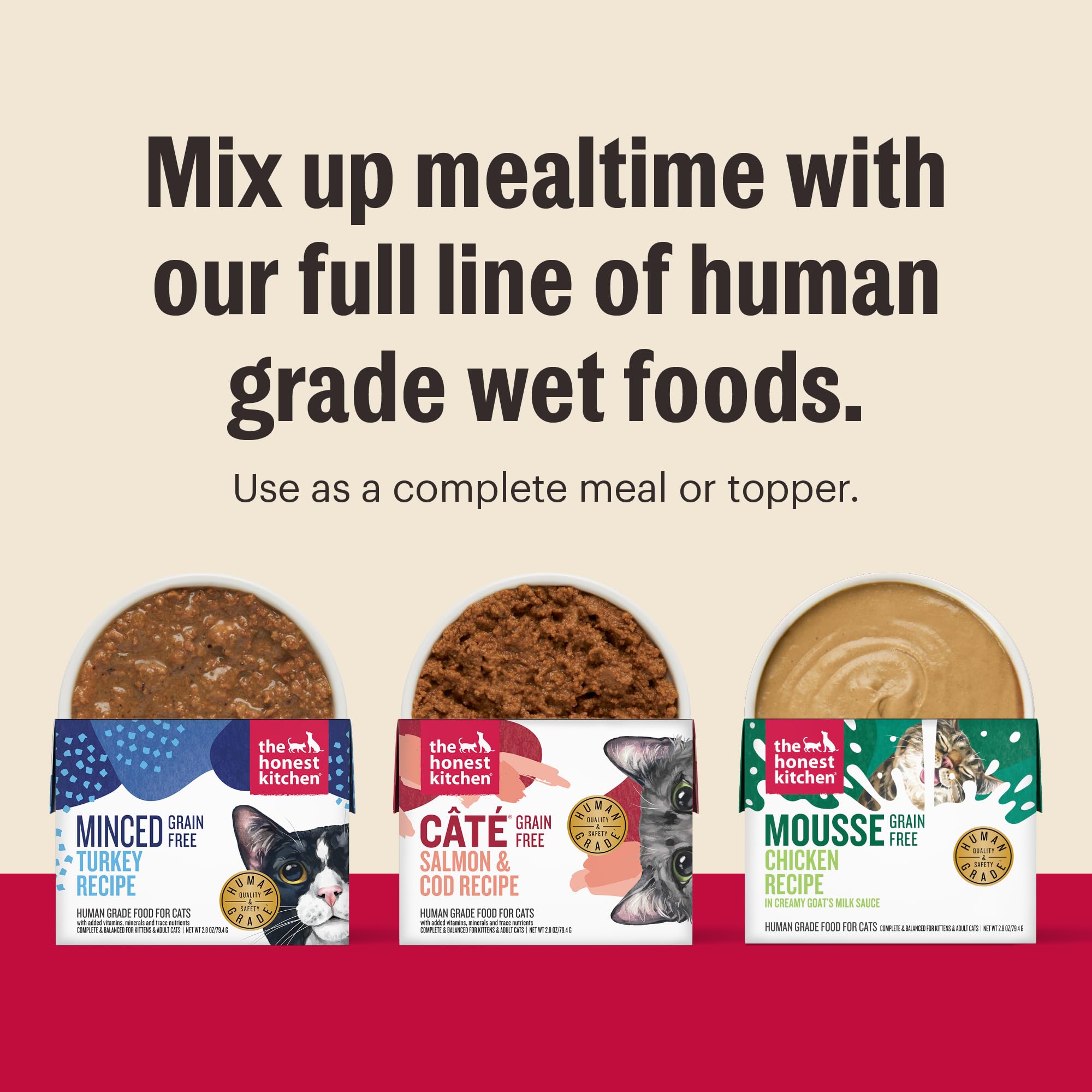 The Honest Kitchen Human Grade Ct   Grain Free Chicken Pt   Wet Cat Food, 5.5 oz (Pack of 12)