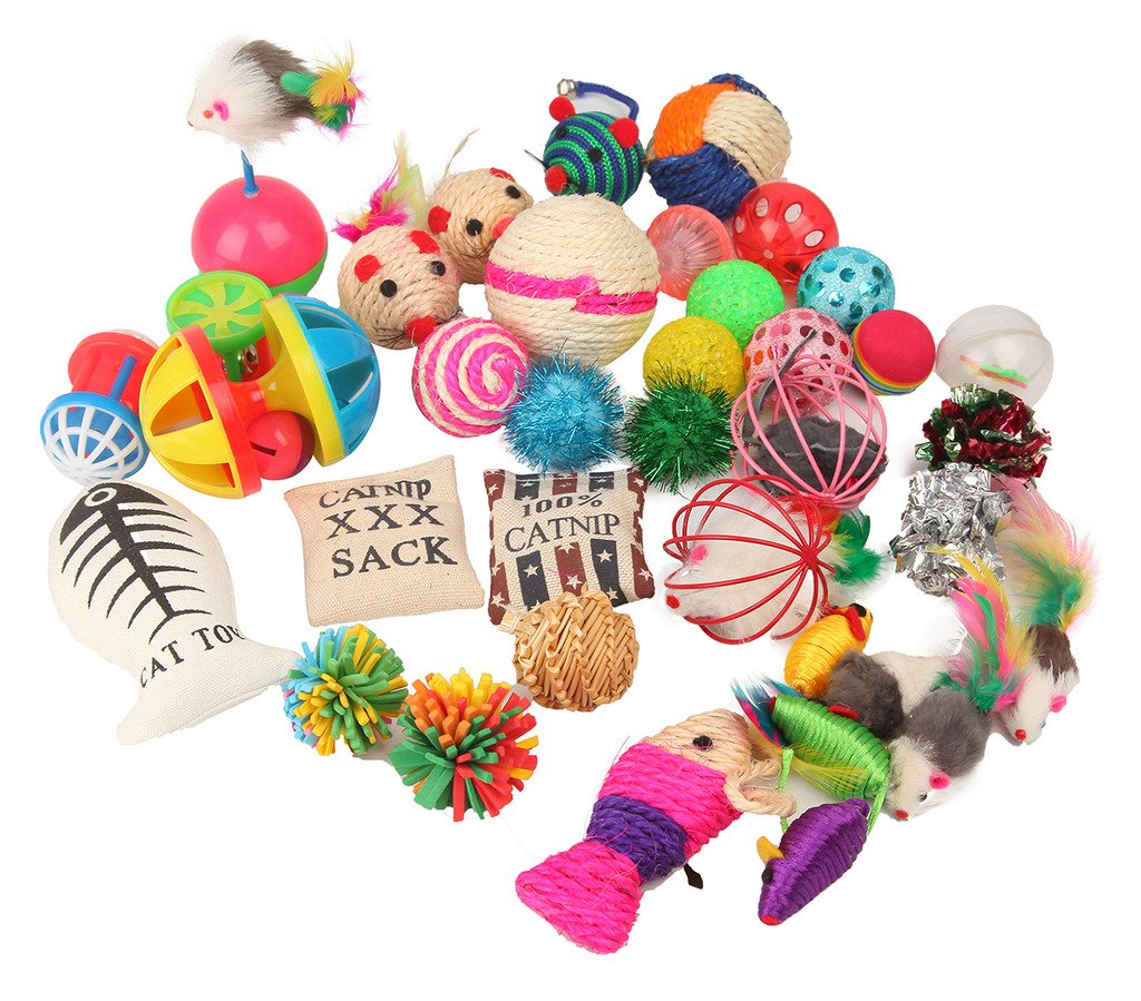 Fashion'S Talk Cat Toys Variety Pack For Kitty 20 Pieces