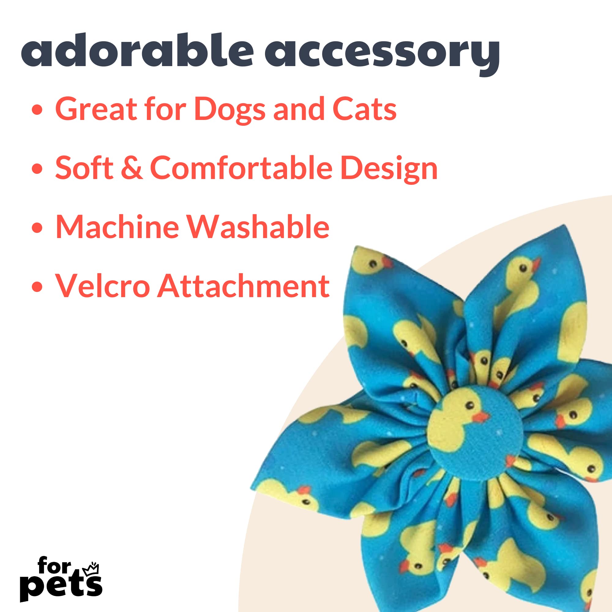 Huxley & Kent Pet Pinwheel | Lucky Ducky (Large) | Easter Spring Collar Accessory For Dogs/Cats | Bow Collar Attachment | Cute,