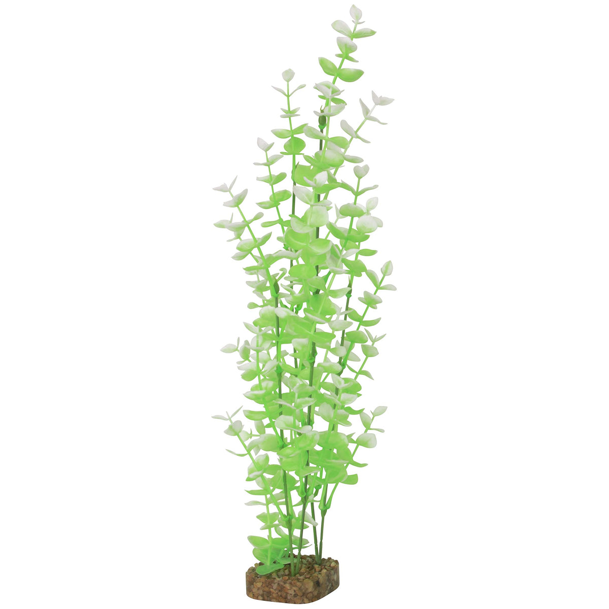 Glofish 78026 Aquarium Plant, Green/White, X-Large