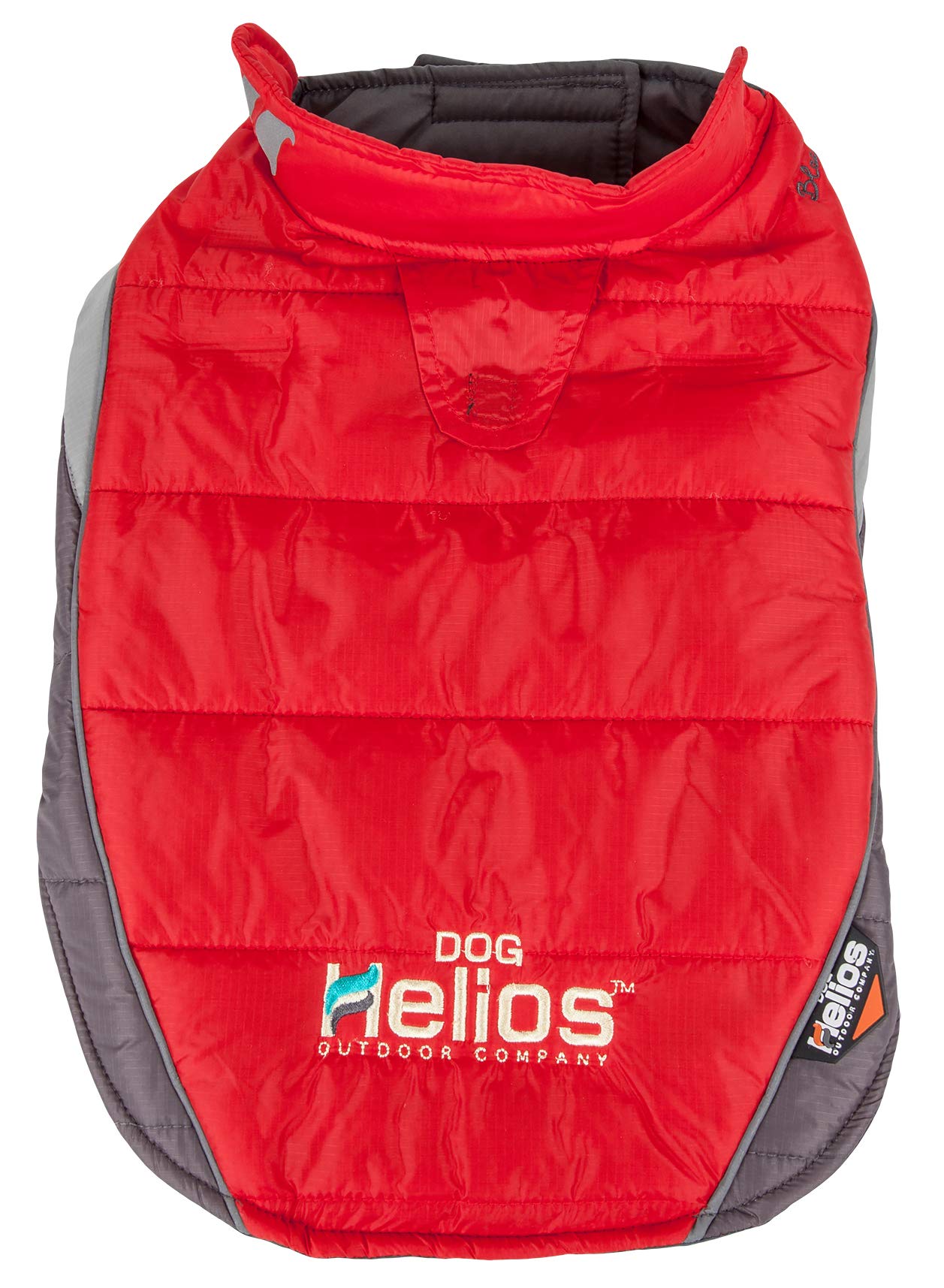 DOGHELIOS Hurricane-Waded Plush Adjustable 3M Reflective Insulated Winter Pet Dog Coat Jacket w/ Blackshark technology, Medium