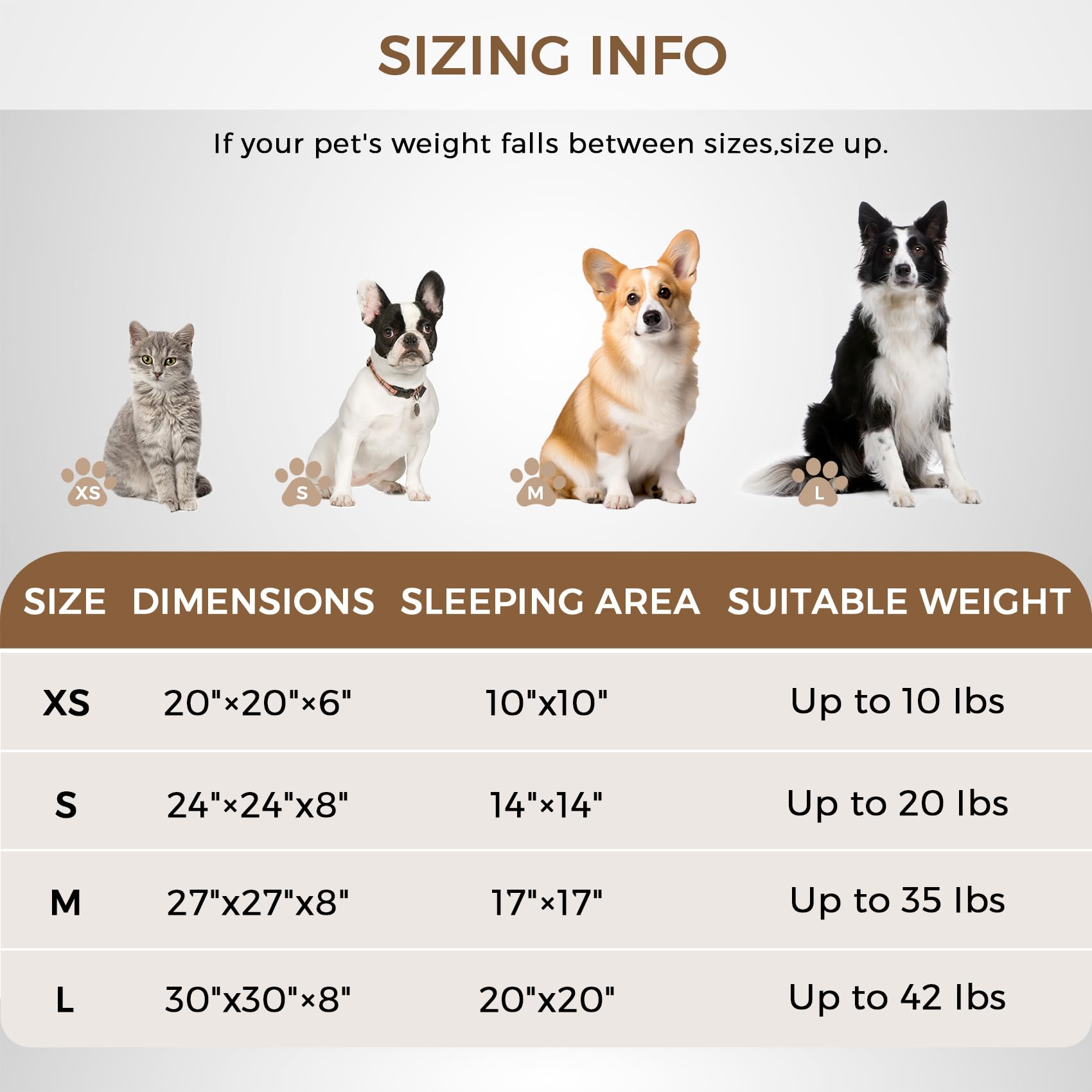 Calming Dog Bed & Cat Bed With Anti-Slip Bottom, Medium Size Washable Anti-Anxiety Donut Dog Beds For Small Dogs & Cats, Fluffy
