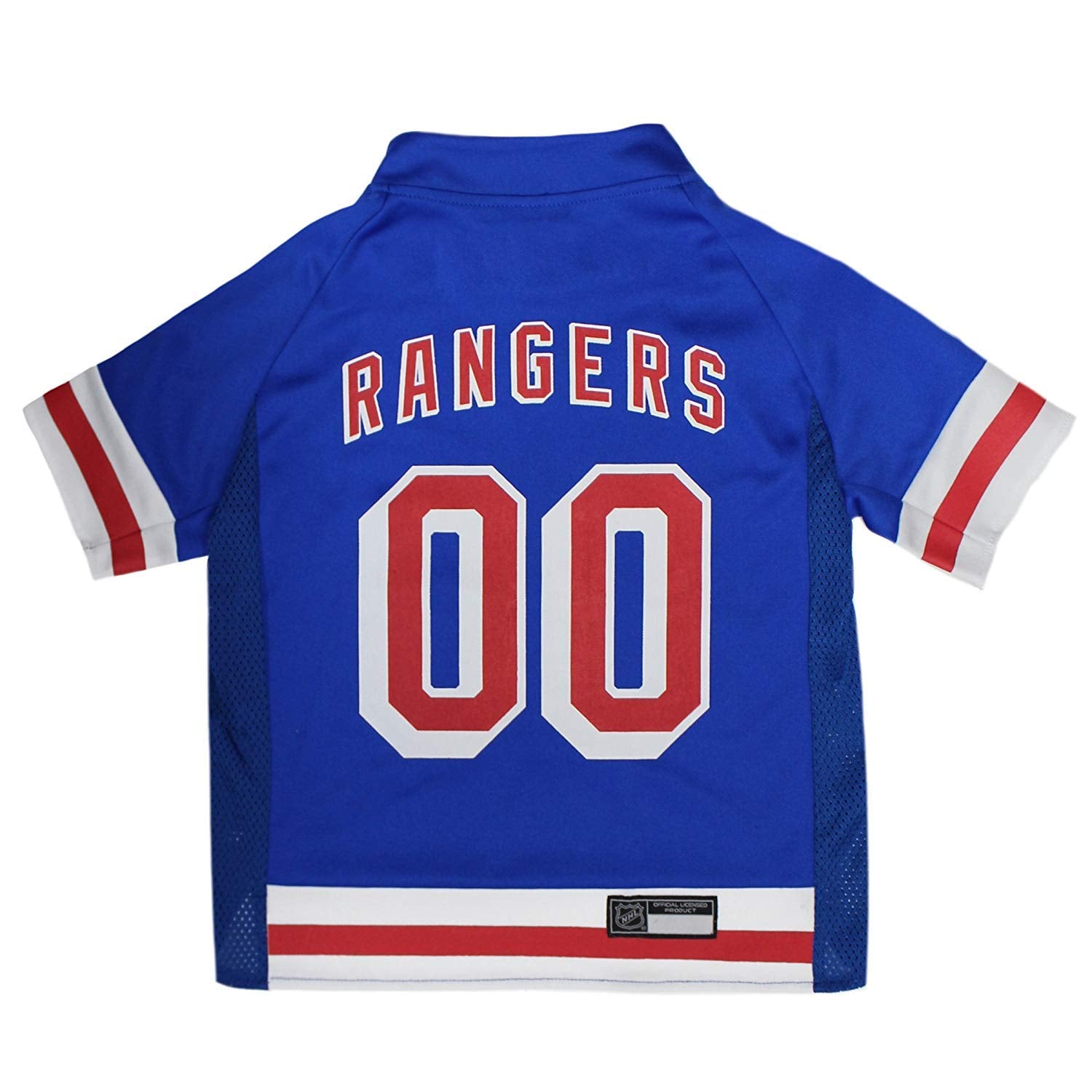 Pets First NHL New York Rangers Jersey for Dogs & Cats, Medium. - Let Your Pet Be A Real NHL Fan!
