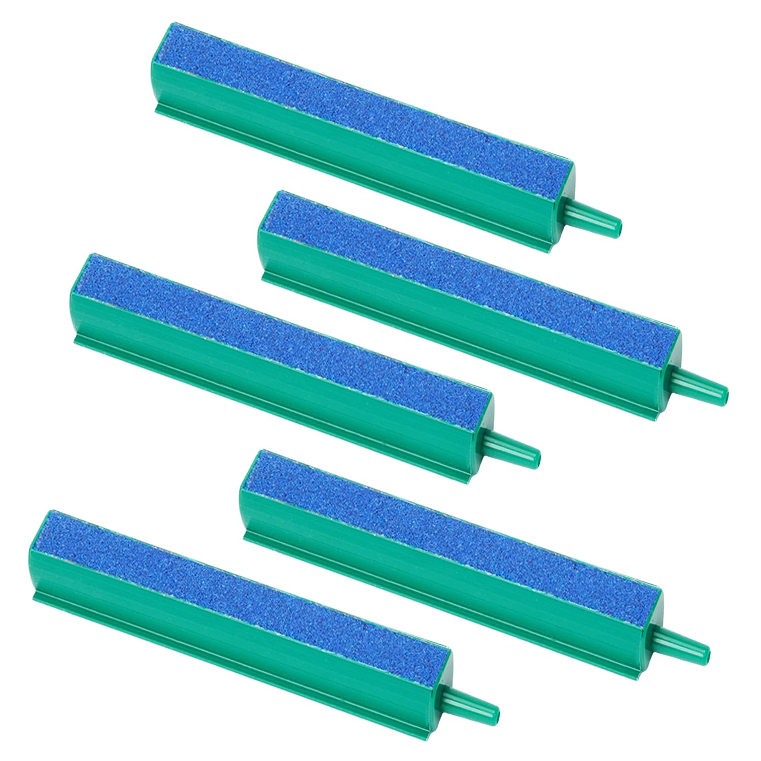 Dekago 🔥 4 Inch Aquarium Air Stone Bar - 5 Pcs Bubble Release Mineral Airstones For Pumps For Your Fish Tank Oxygenation Needs