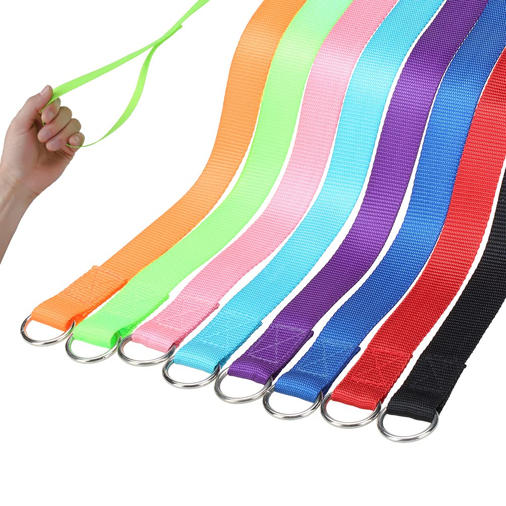 Homimp Slip Lead Dog Leash 6 Ft- 8 Pcs Bulk Colors Kennel Control Leashes For Small Medium Large Dogs Puppy Animal Rescue, Groom