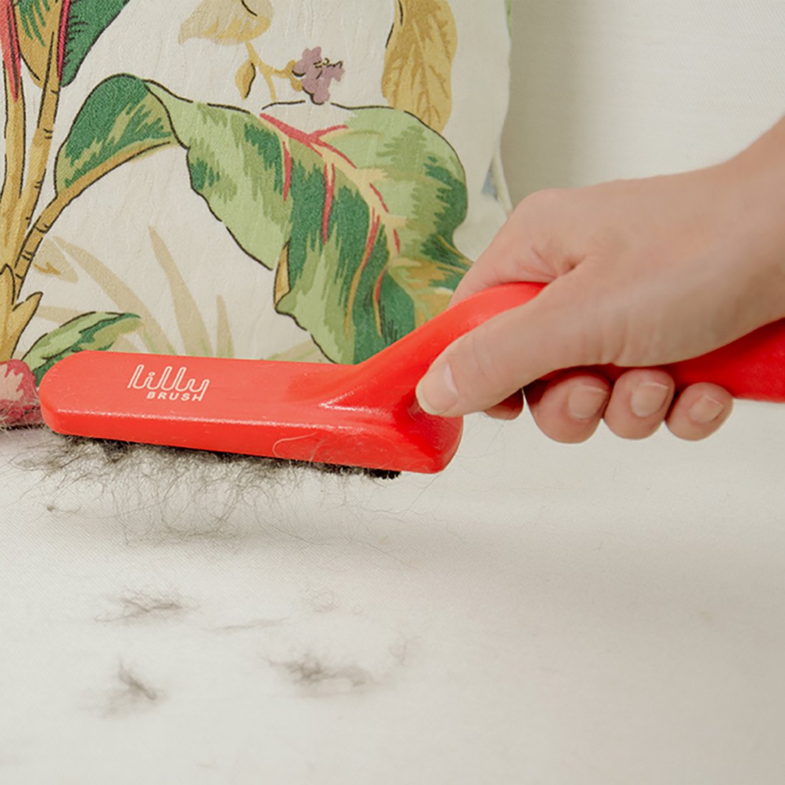 Lilly Brush Forever Furless Pet Hair Remover Brush | Gentle Bristled Cat & Dog Hair Remover Brush For Home, Auto Car Detailing S