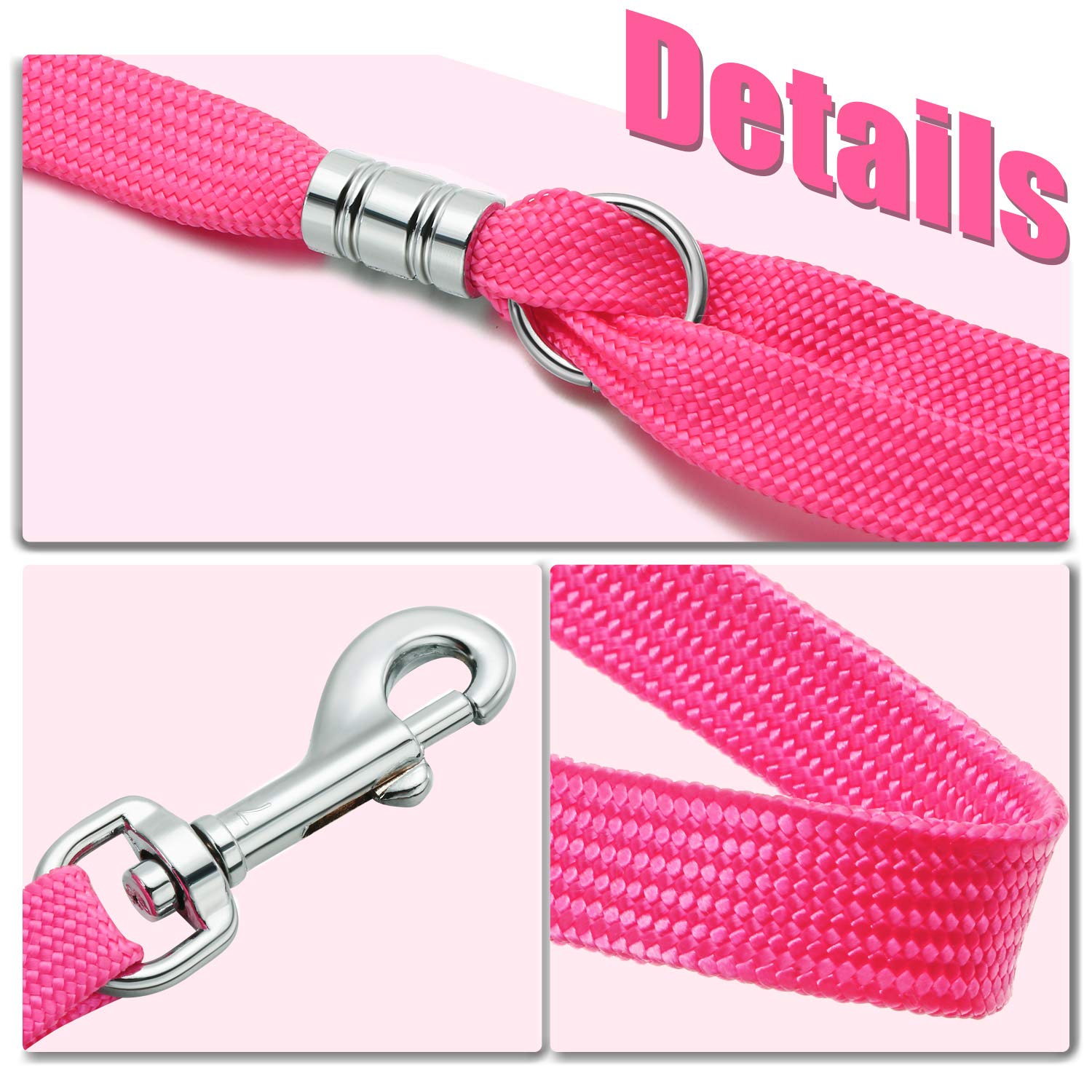 Boao 9 Pieces Pet Grooming Loops Nylon Restraint Noose Adjustable Fixed Dog Cat Safety Rope For Pet Grooming Table Bathtub