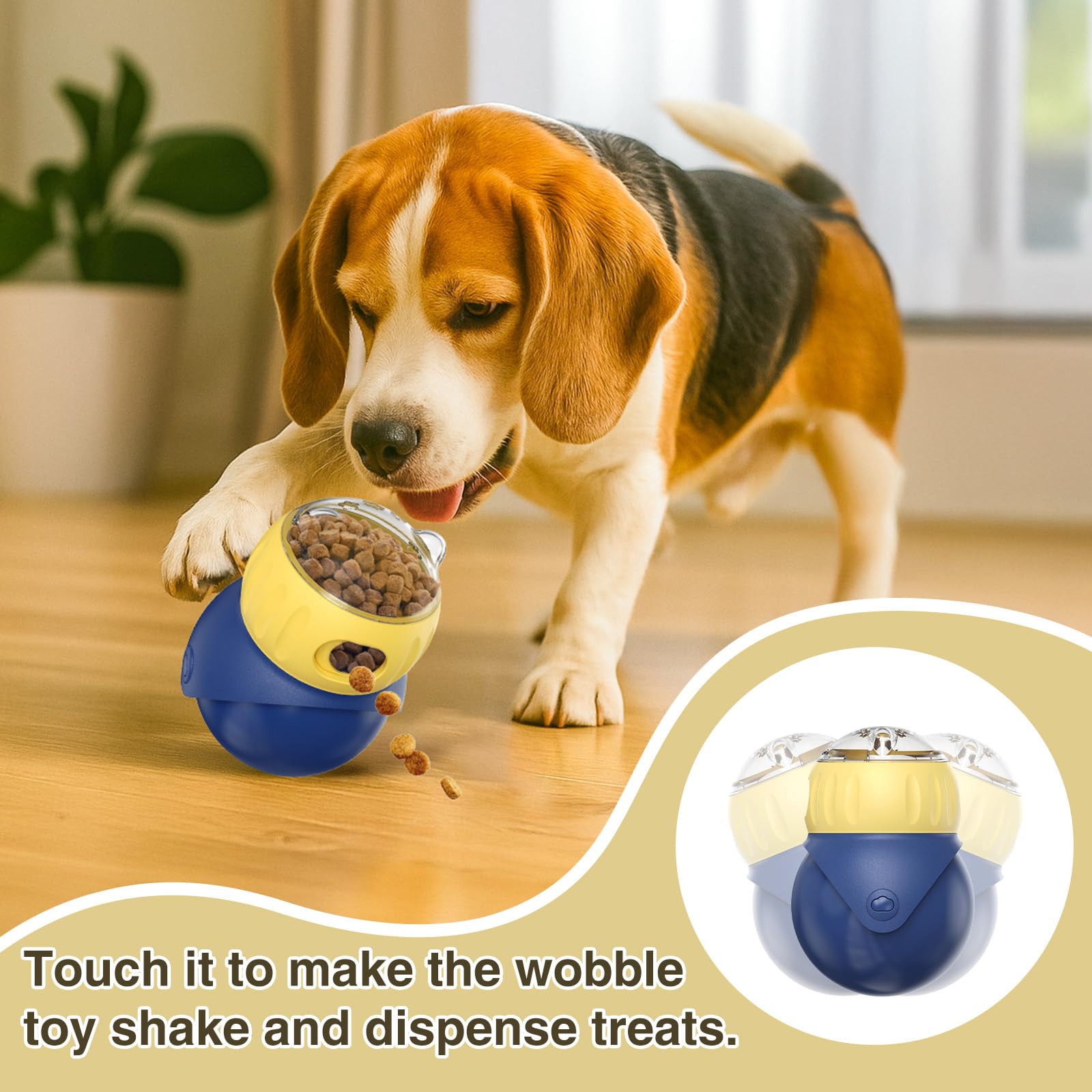 AIERSA Interactive Puzzle Toys Dogs, Dog Enrichment Toys to Keep Them Busy, Dog Treat Dispensing Toy for Mental Stimulation, Ext