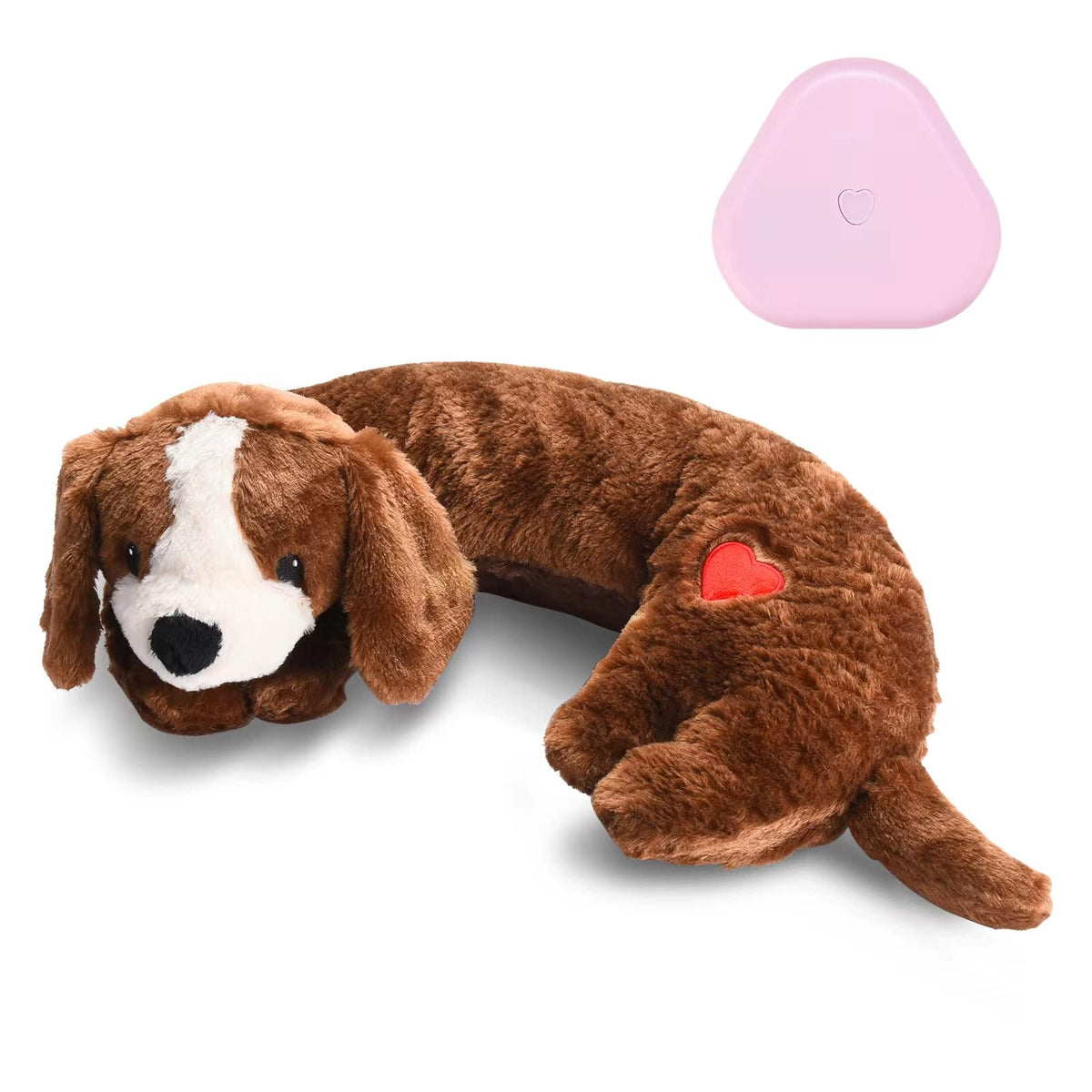 Moropaky Heartbeat Toy Puppy Heartbeat Stuffed Animal Heartbeat Plush Toy For Puppy, Dog Heartbeat Toy For Pet Anxiety Relief Be