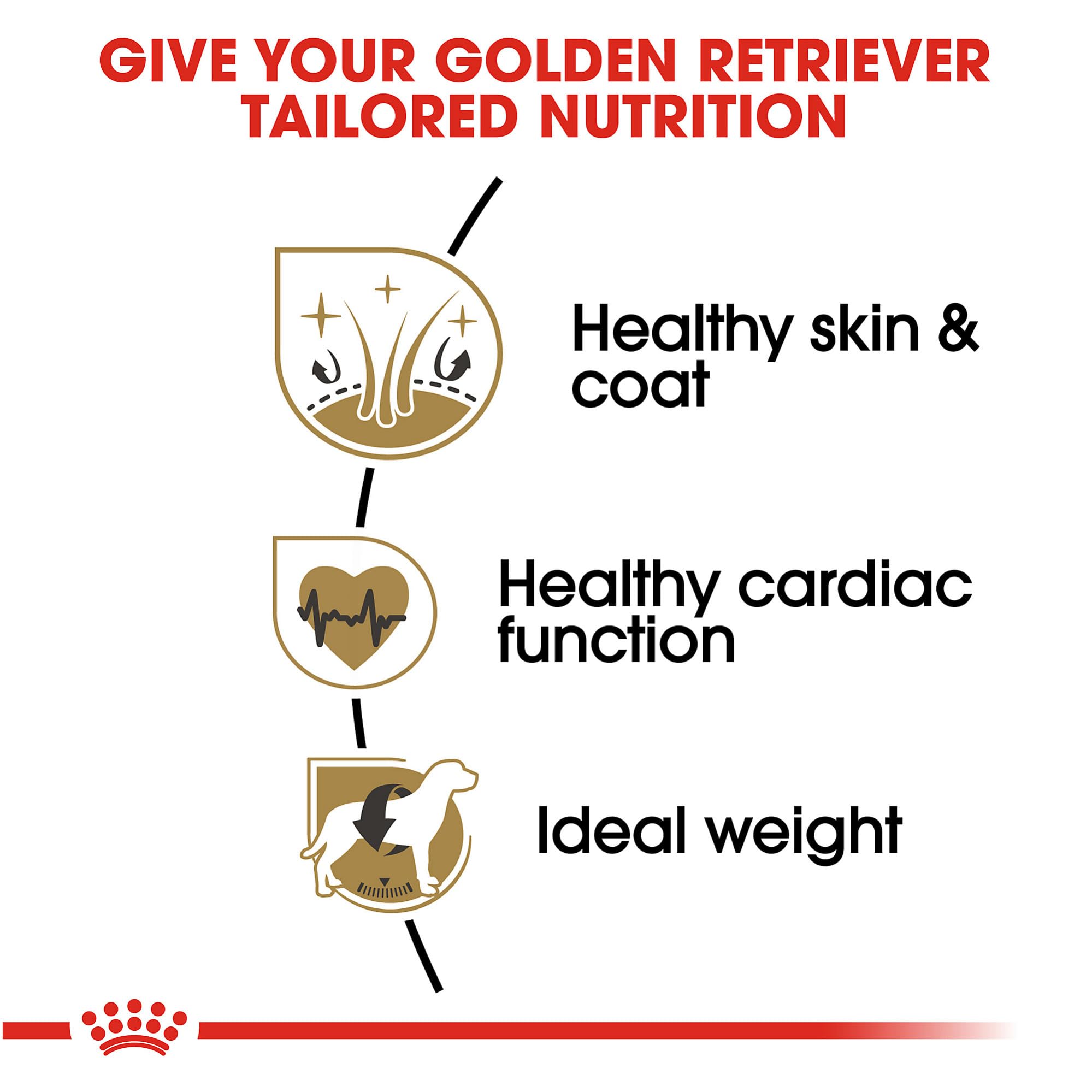 Royal Canin Golden Retriever Adult Dry Dog Food, 30 lb bag