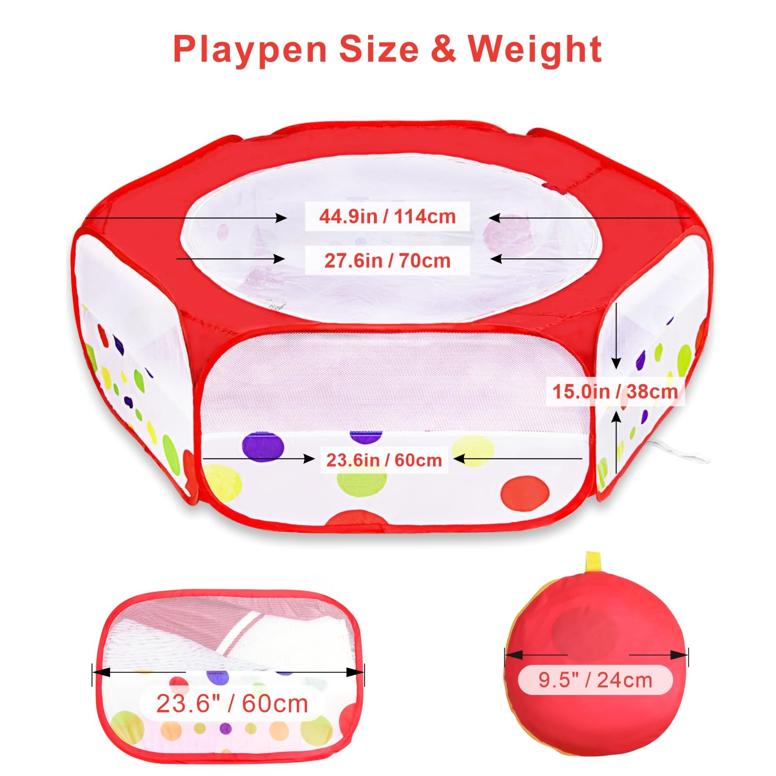 Xirgs Small Animal Playpen, Pet Playpen For Cat/Rabbit/Hamster/Guinea Pig/Bunny/Ferret/Kitten Toys Chick Brooder Box Cage Tent P