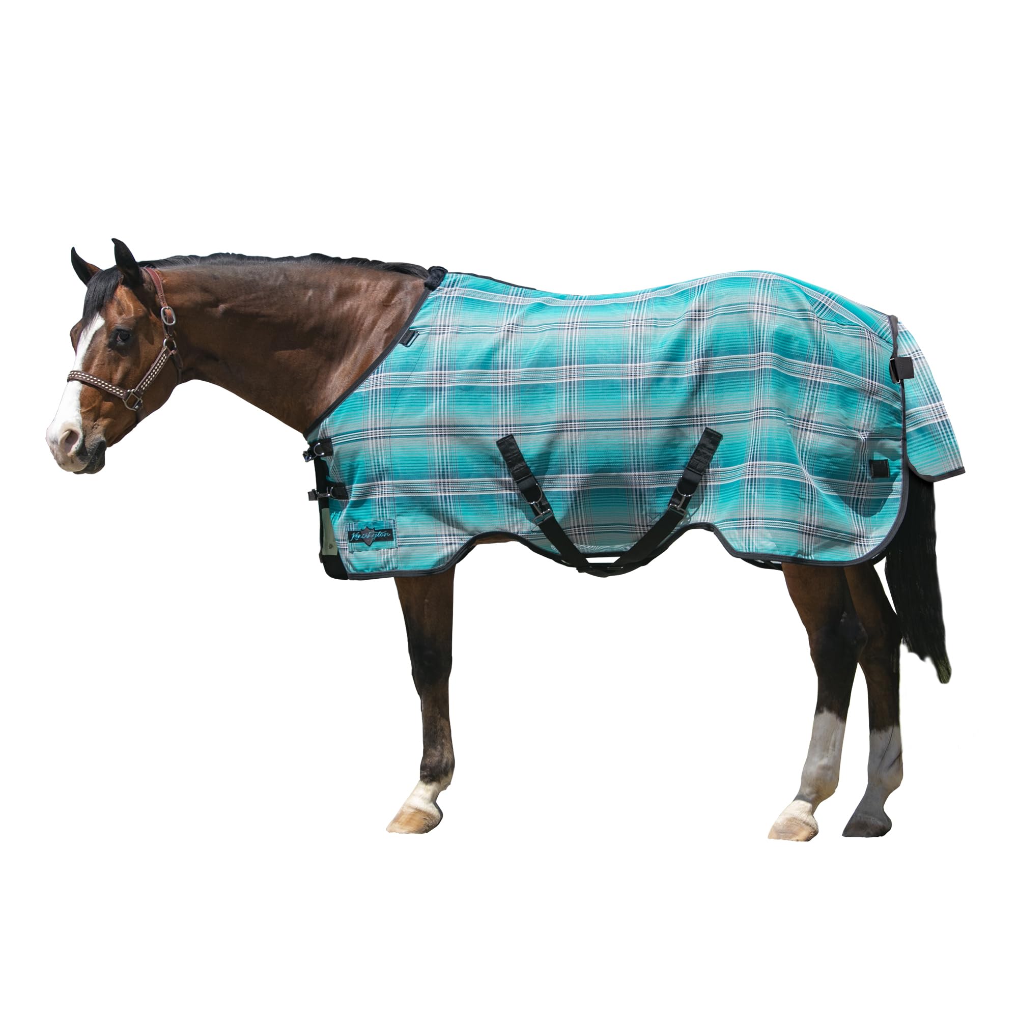 Kensington Breathable And Uv Protective Sheet Surefit All Season Protection For Horse - 57'', Atlantis