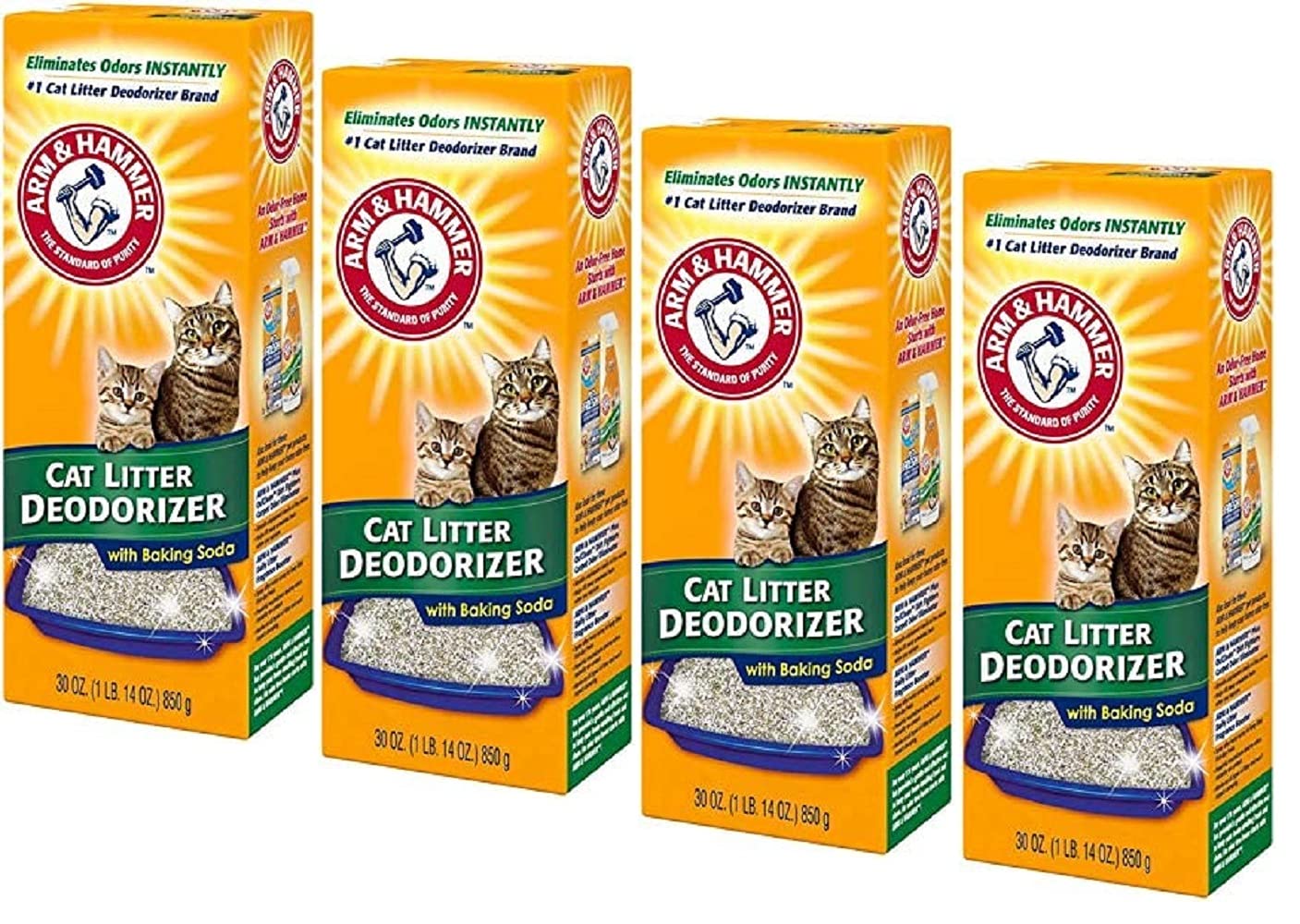 Arm & Hammer Cat Litter Deodorizer 20 Oz (Pack Of 4)
