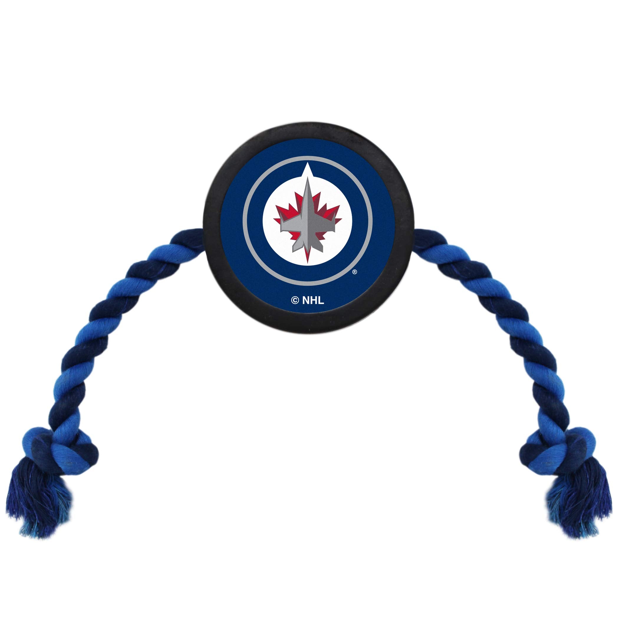 Pets First Nhl Winnipeg Jets Puck Toy For Dogs & Cats. Play Hockey With Your Pet With This Licensed Dog Tough Toy Reward!
