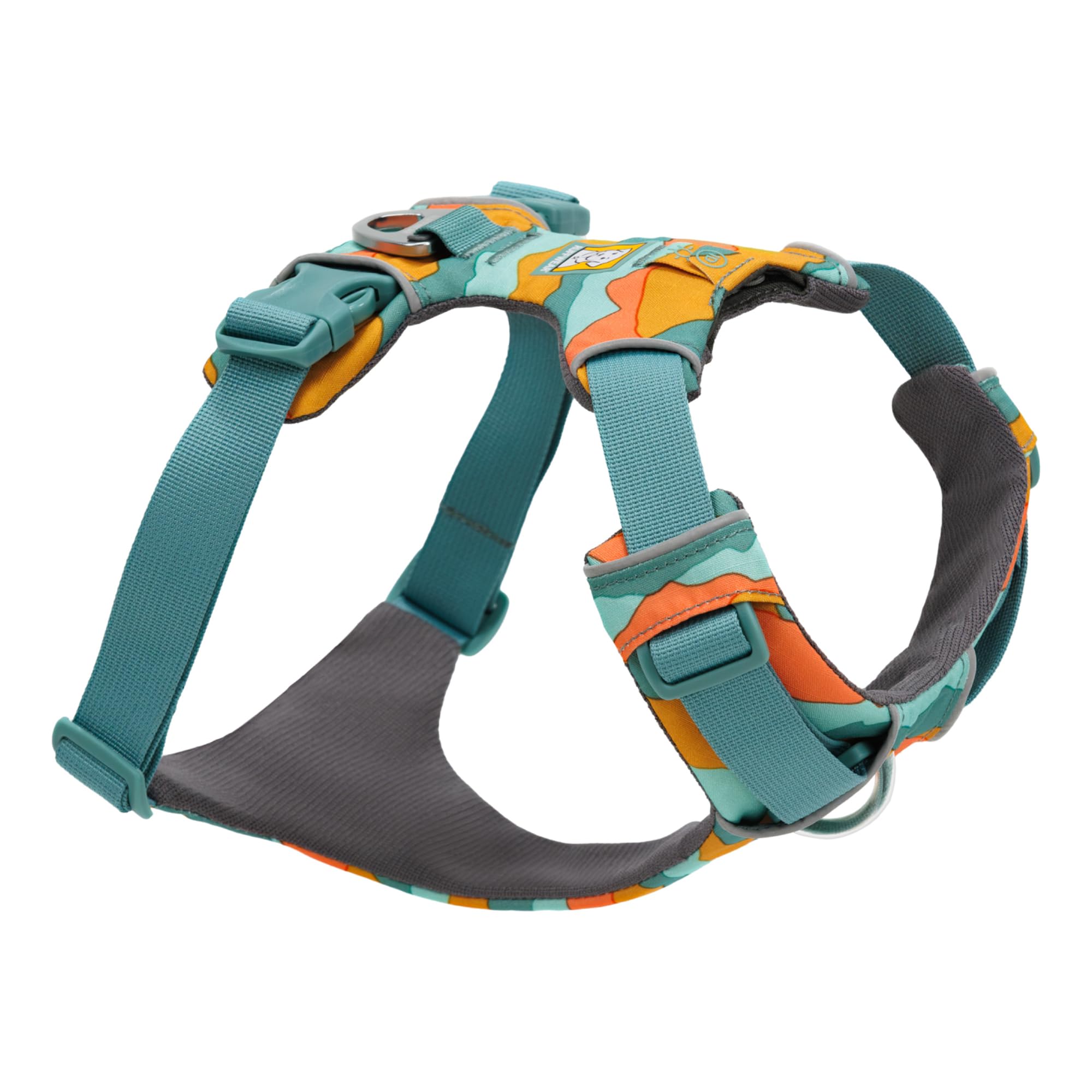 Ruffwear, Front Range Dog Harness, Reflective And Padded, No Pull Harness For Training And Everyday, Spring Mountains, Small