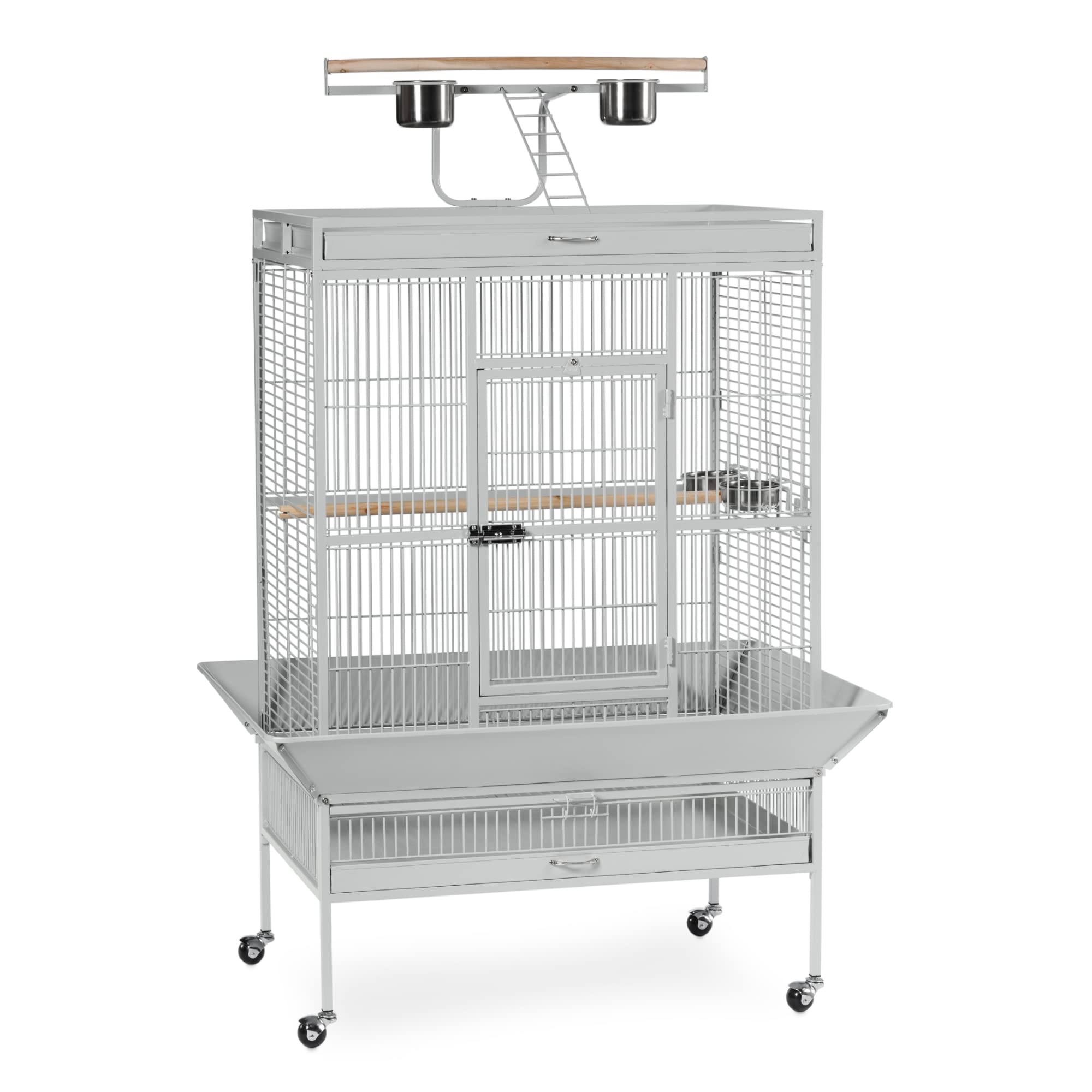 Prevue Pet Products Wrought Iron Select Bird Cage Pewter Hammertone 3151BLK