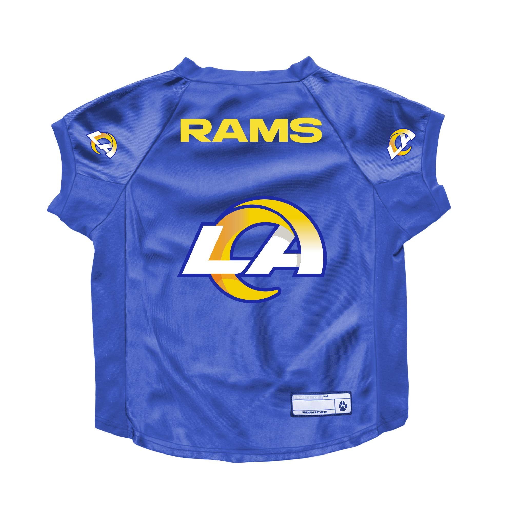 Littlearth Los Angeles Rams NFL Stretch Pet Jerseys for Big Dogs