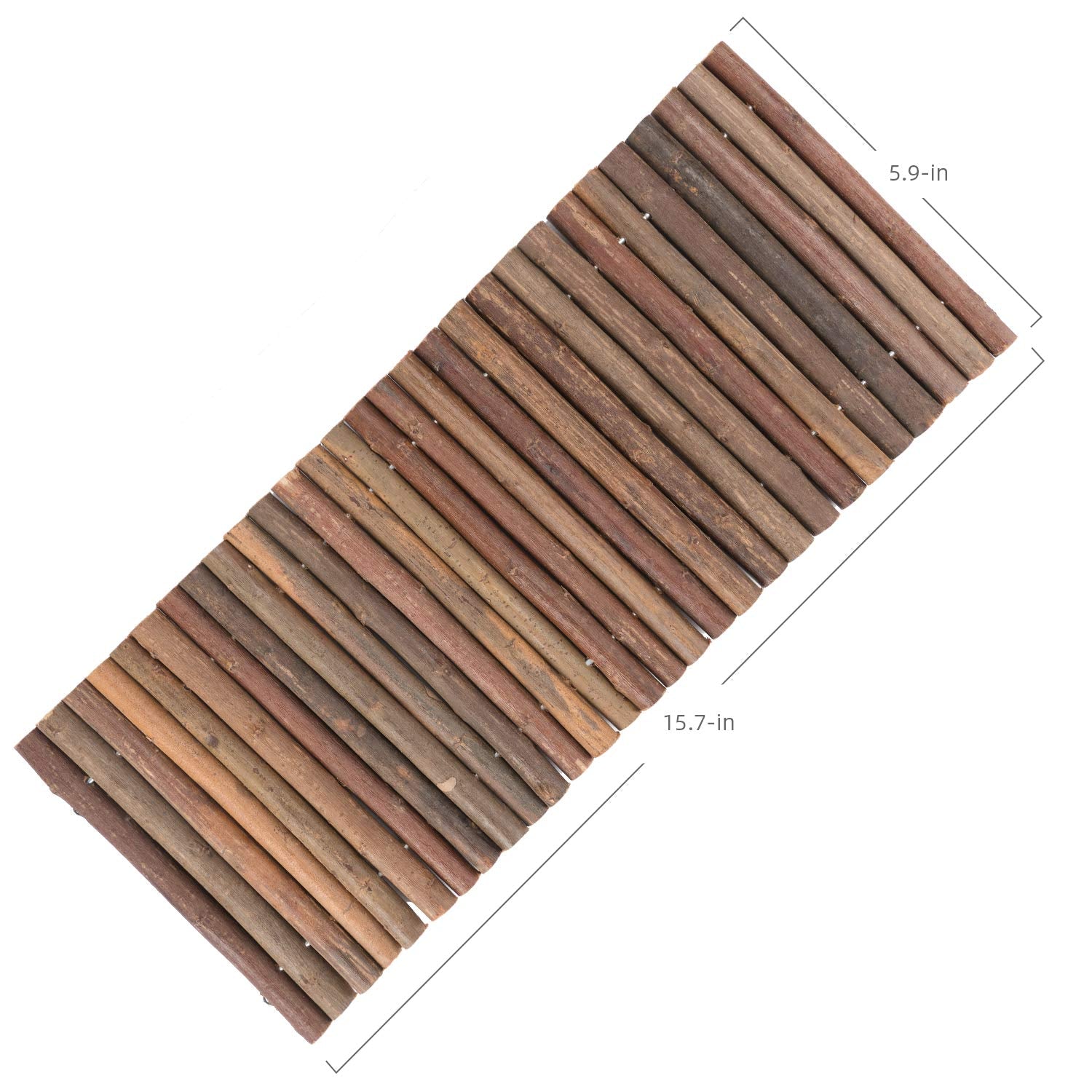 Niteangel Wooden Ladder Bridge, Hamster Mouse Rat Rodents Toy, Small Animal Chew Toy (15.7' X 5.9')