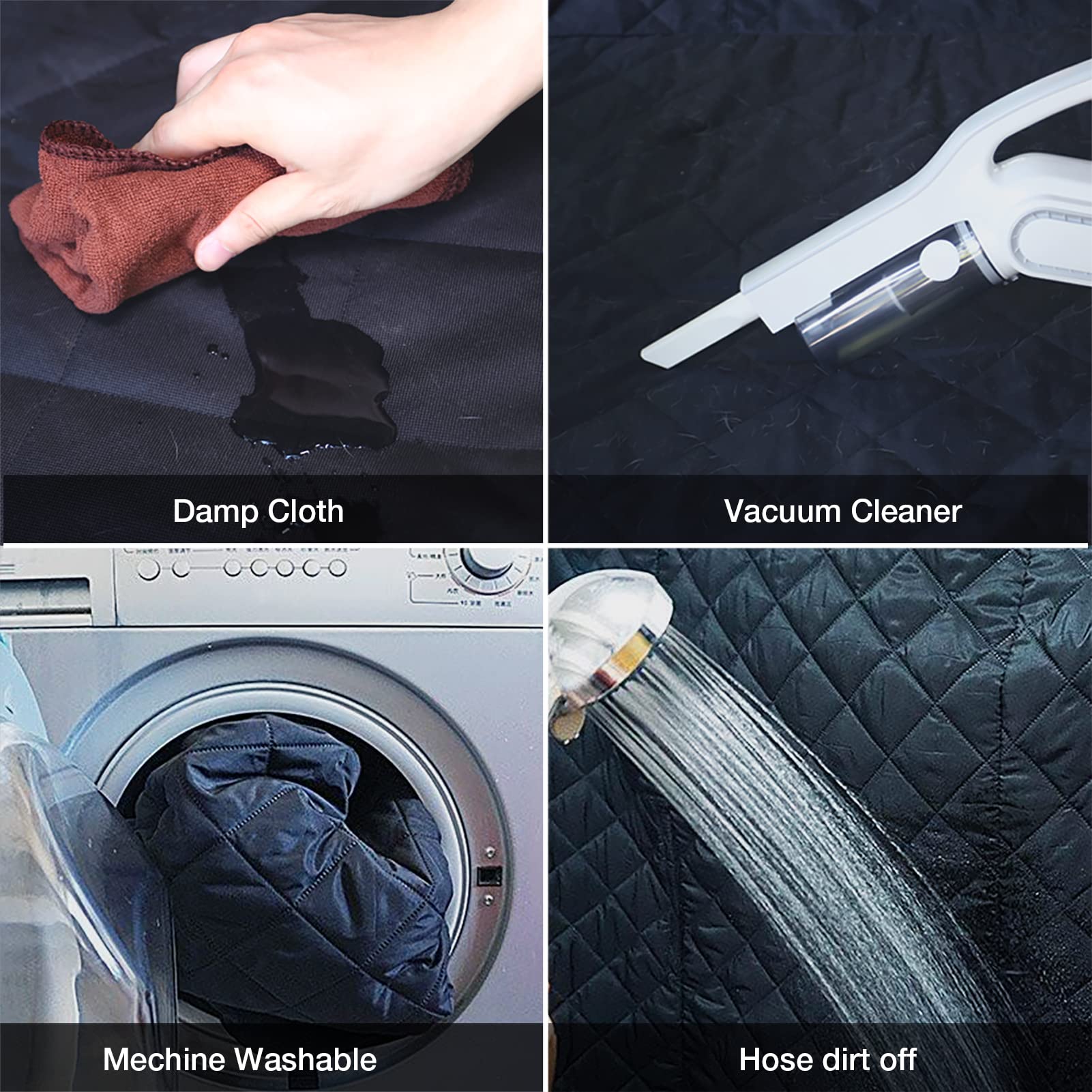 Ibuddy Truck Seat Cover For Dogs Waterproof Dog Back Seat Hammock, X-Large Dog Seat Cover With Side Flaps For Trucks Against Dirt And Fur For Large Suv/Ford F150/F250/Gmc/Ram/Chevrolet Silverado