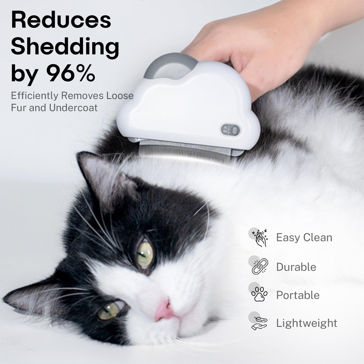 Sinko 3-In-1 Cat Grooming Brush And Deshedding Dog Brush, Short Haired And Long Haired Cat Brush, Dog Brushes For Grooming, 2 Co