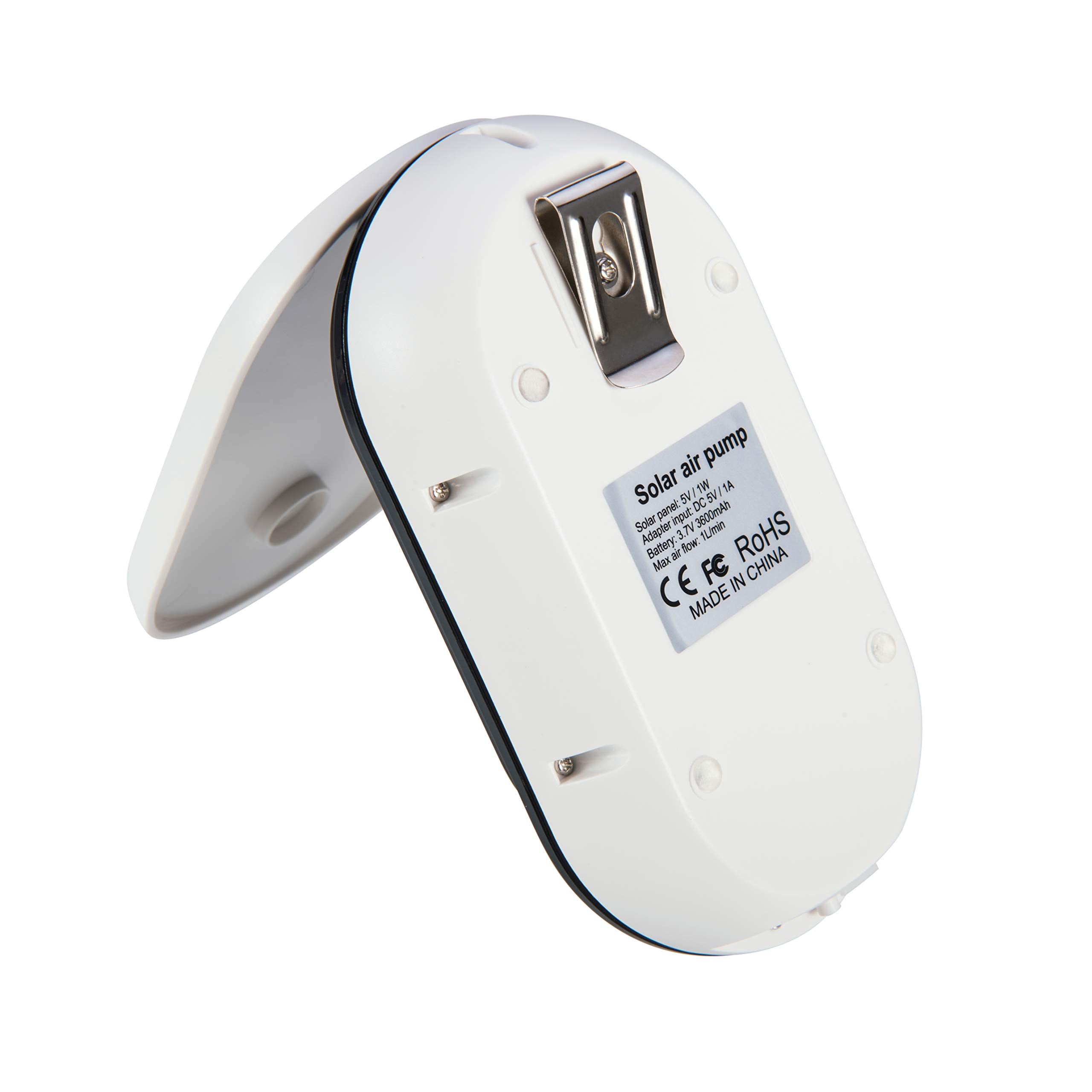 Lewisia Solar Air Pump Kit USB Aquarium Fish Tank Air Pump with Air Hoses Bubble Stones Clip 3 Working Modes Pond Aerator Bubble