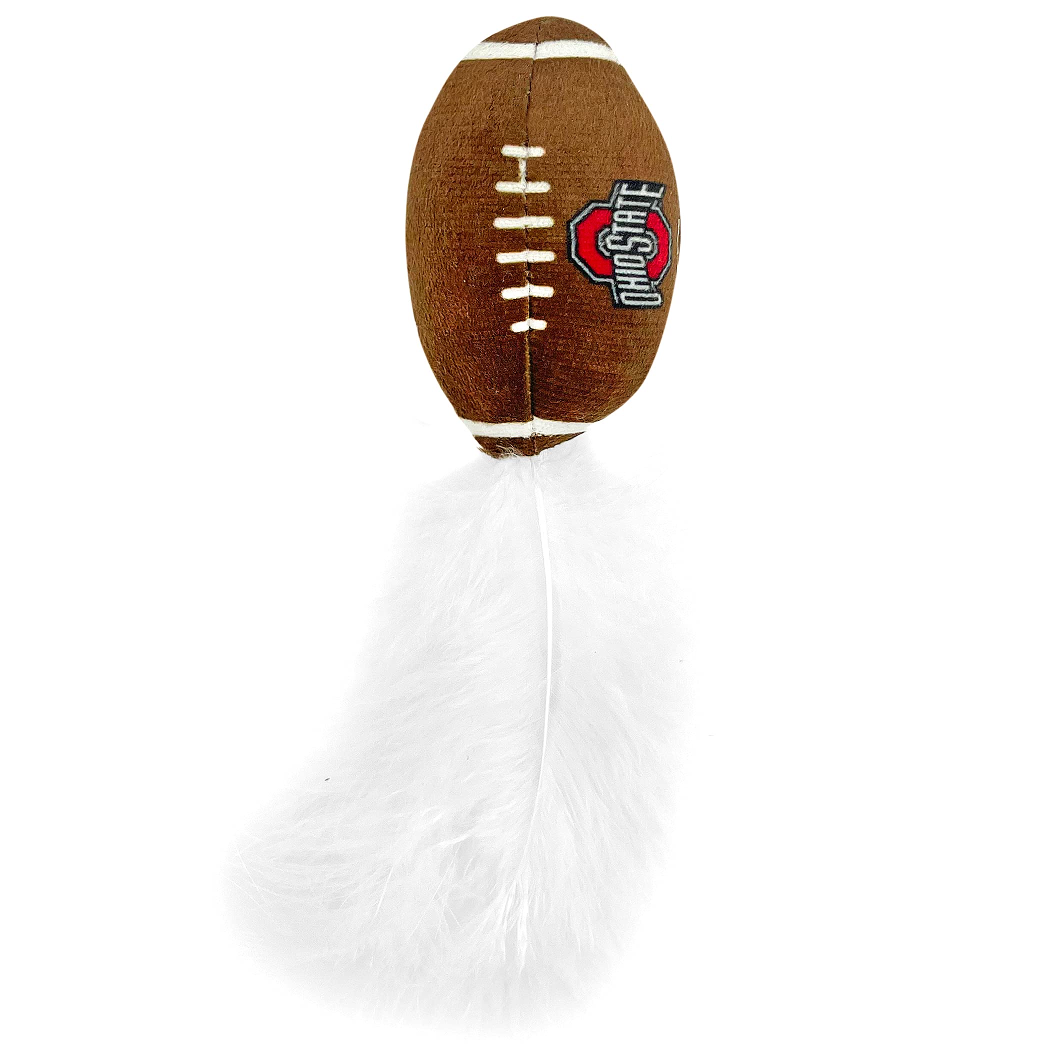 Best Plush Cat Toy Ncaa Ohio State Buckeyes Complete Set Of 3 Piece Cat Toys Filled With Fresh Catnip. Includes: 1 Helmet Cat To