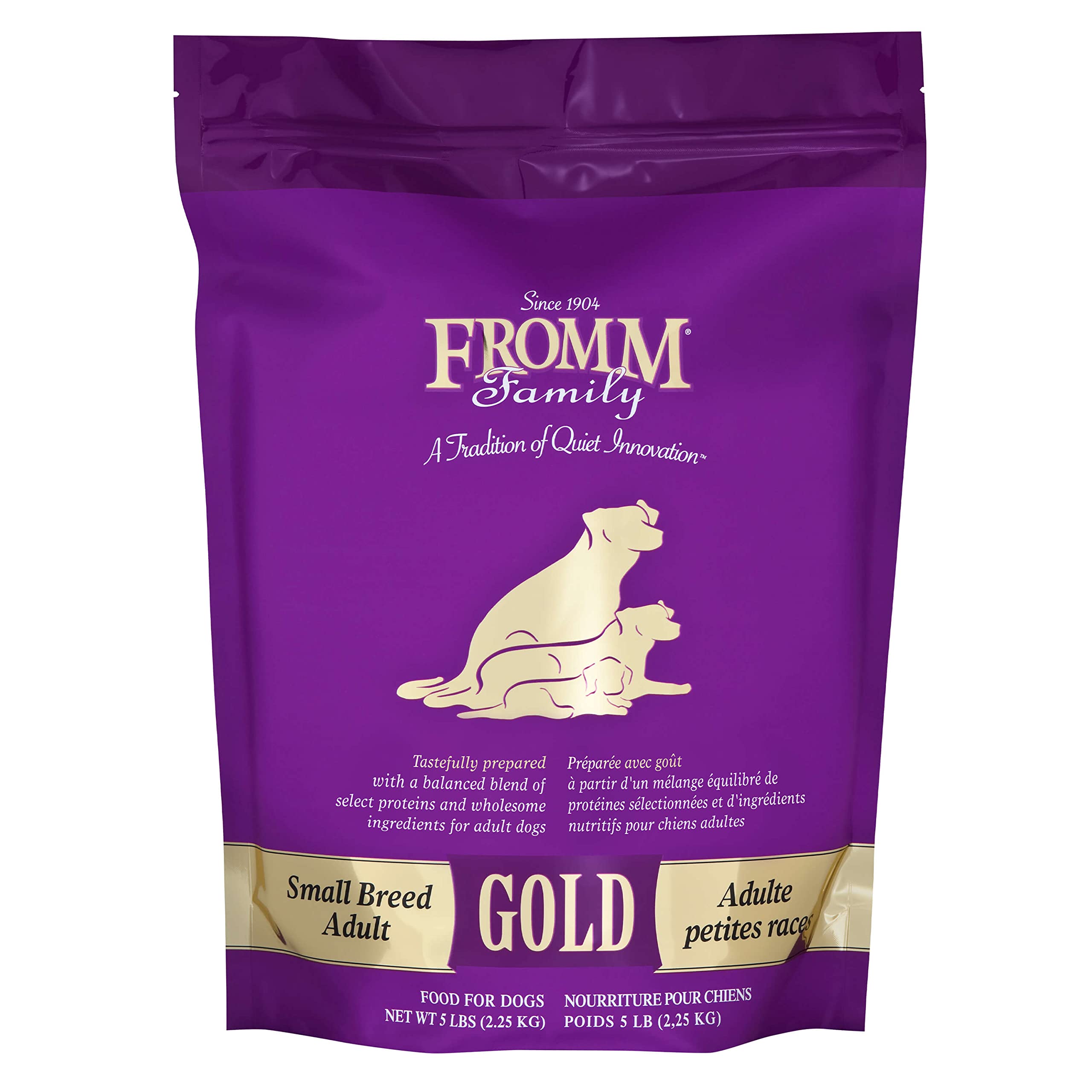 Fromm Small Breed Adult Gold Premium Dry Dog Food - Dry Adult Dog Food for Small Breeds - Chicken Recipe - 5 lb