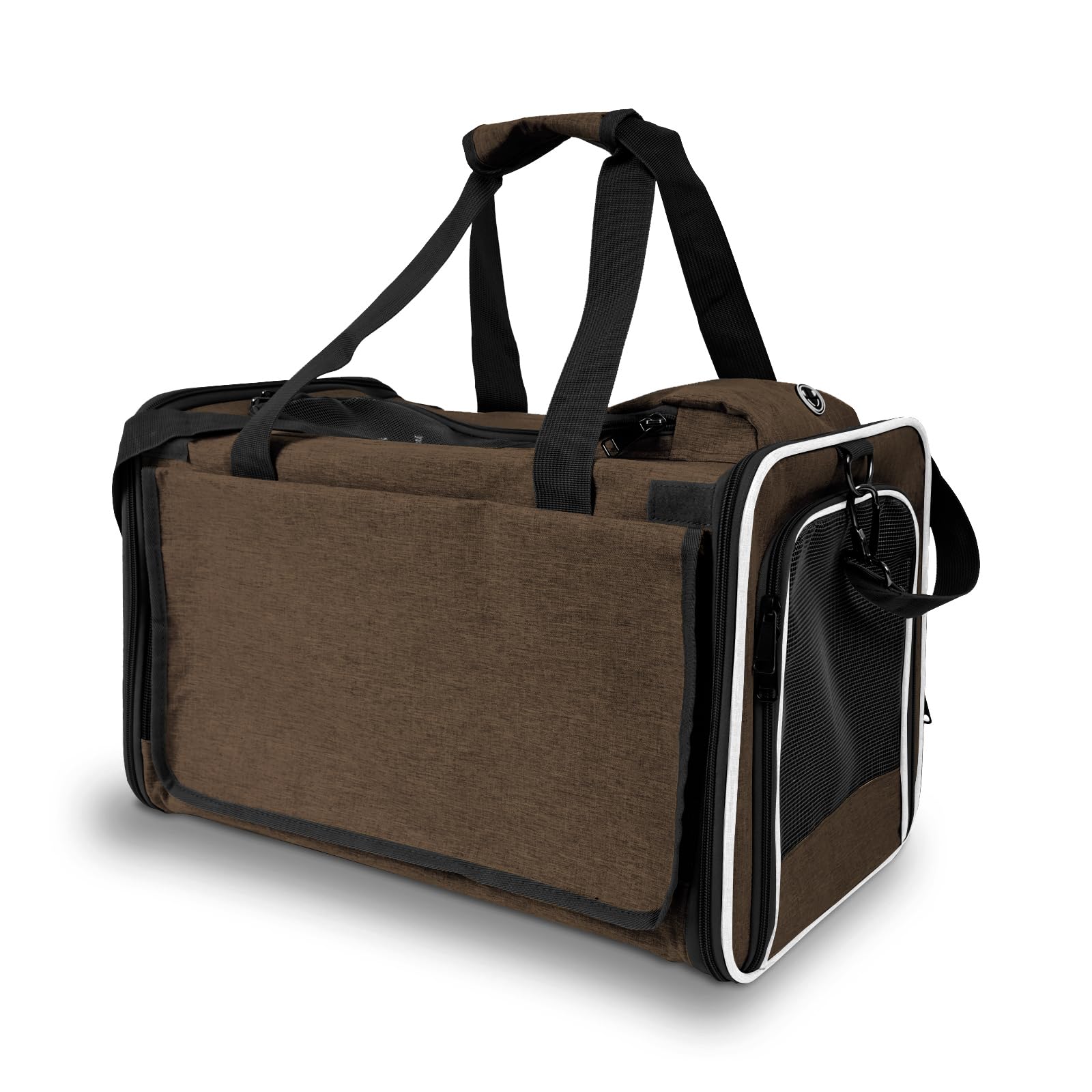 Gapzer Pet Carrier For Large Cat Soft-Sided Animal Traveling Bag For Medium Cat Up To 20Lbs / Washable Small Dog Puppy 10 Lbs Cr