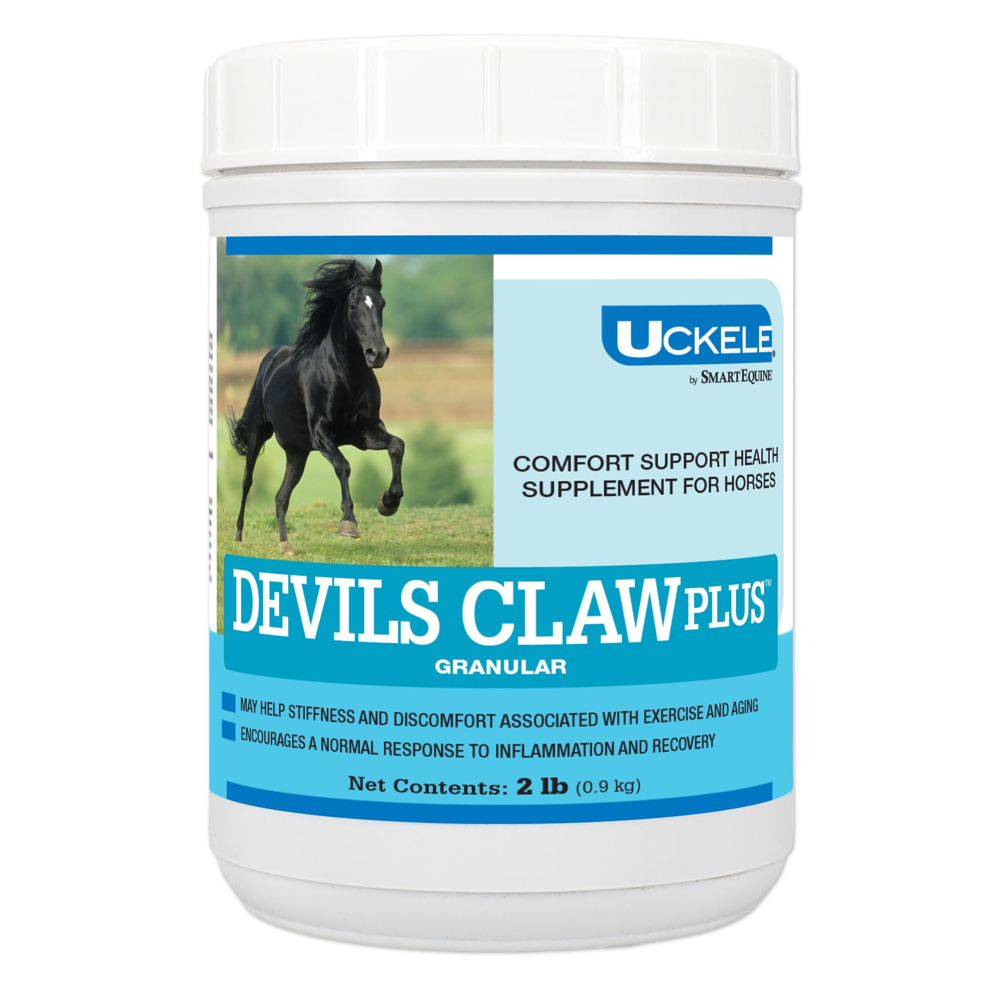 Uckele by SmartEquine | Devils Claw Plus Granular | Horse Joint Supplement with Yucca for Horses | Supports Joint Strength, Com